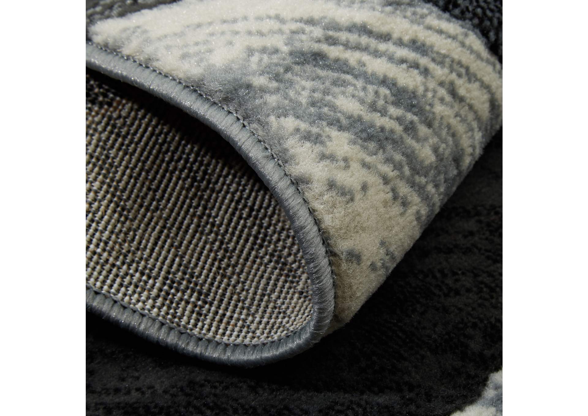 Catalina Huron Area Rug Gray/Ivory, 3'3"x5'2",Home Dynamix