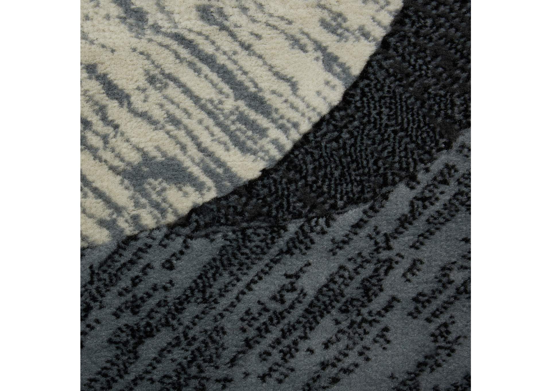 Catalina Huron Area Rug Gray/Ivory, 3'3"x5'2",Home Dynamix