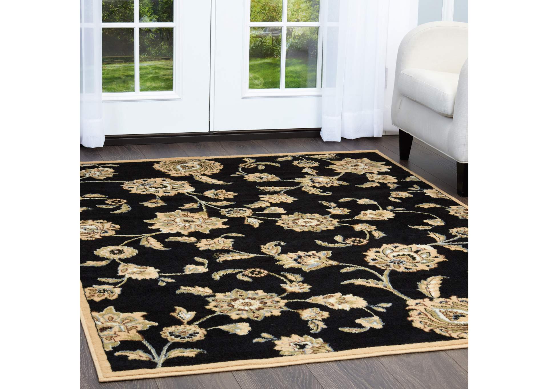 Home Dynamix Optimum Byron Black Area Rug