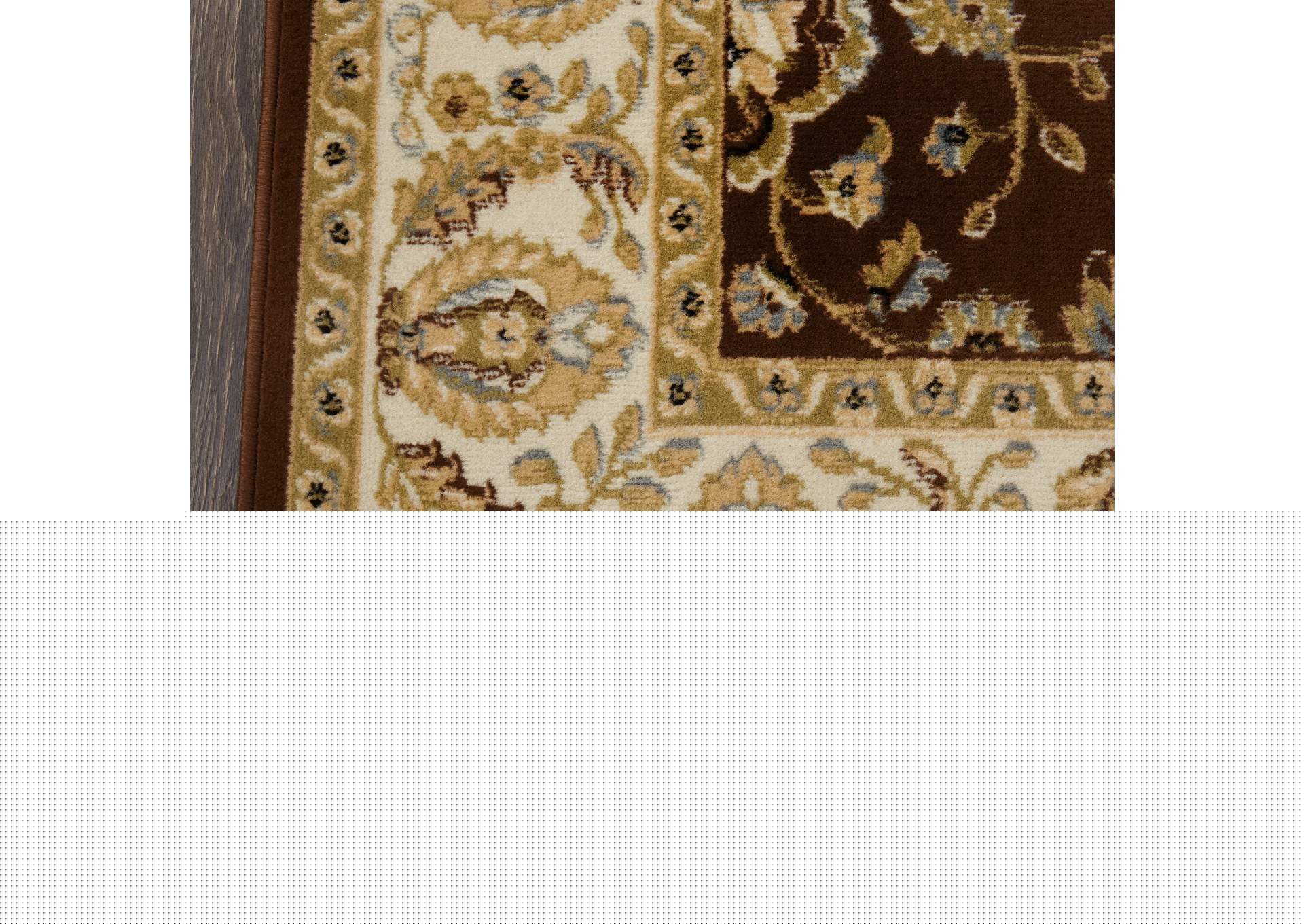 Optimum Maoz Area Rug Brown/Ivory, 5'2"x7'2",Home Dynamix