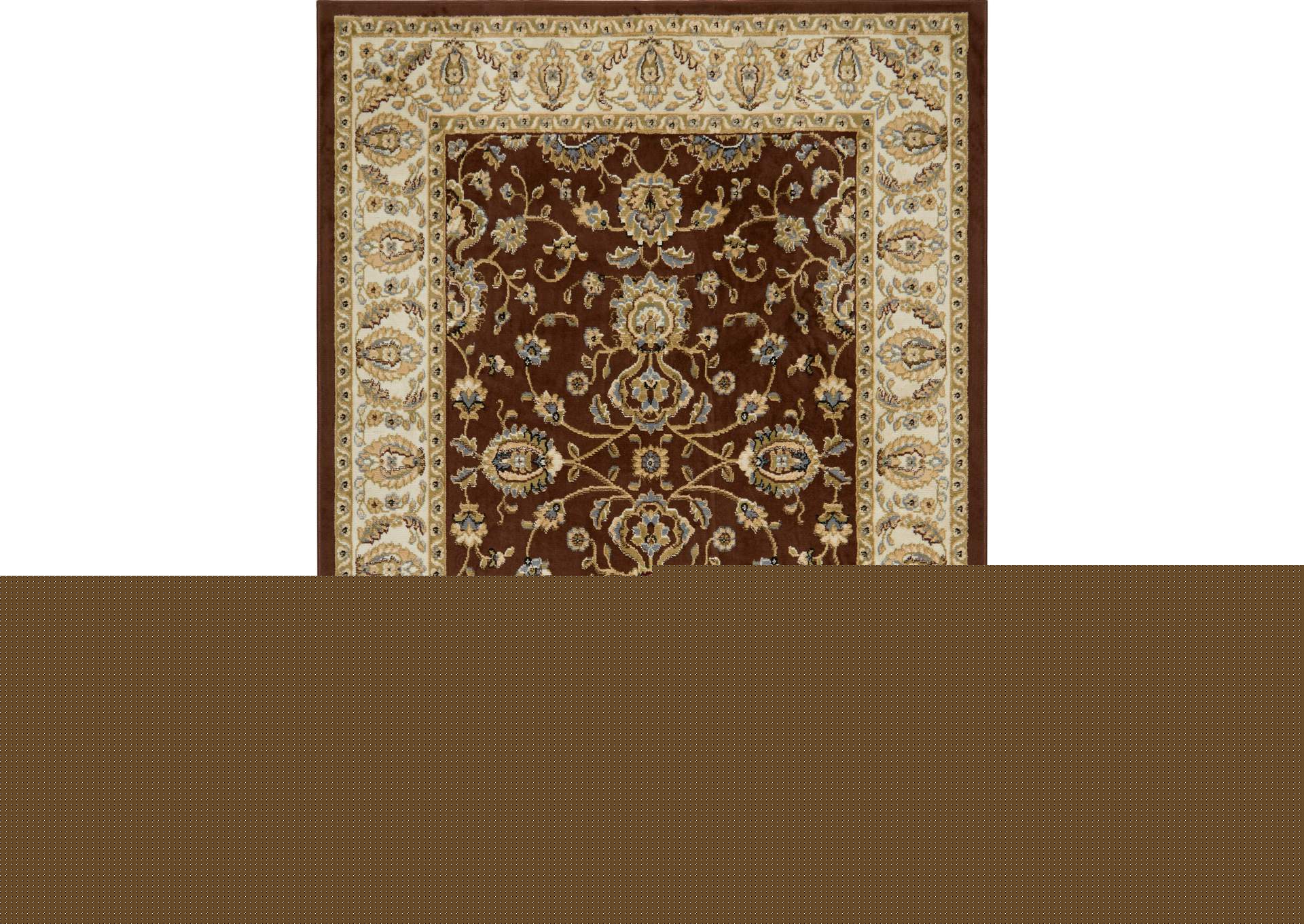 Optimum Maoz Area Rug Brown/Ivory, 5'2"x7'2",Home Dynamix