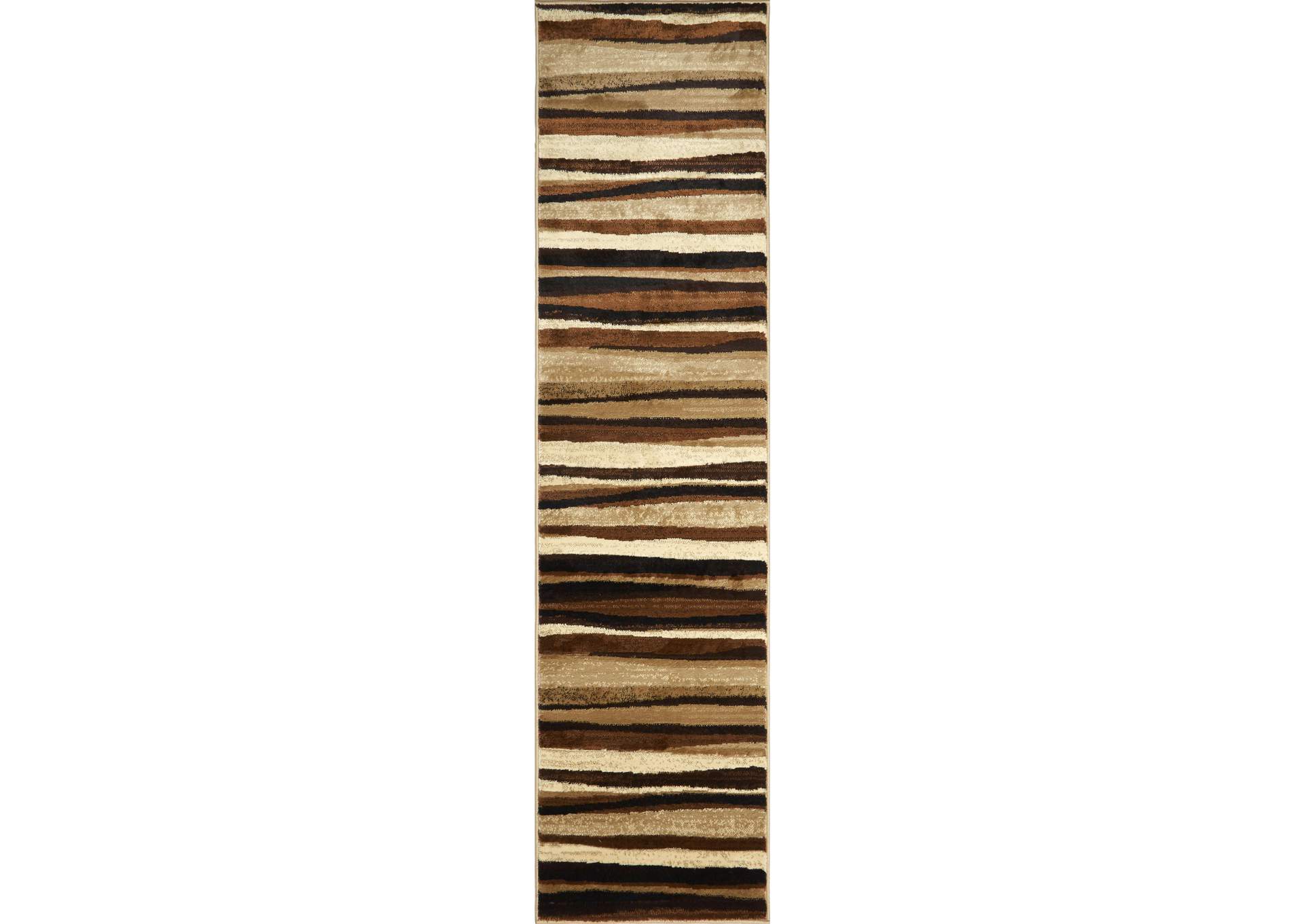 Tribeca Jayden Area Rug Brown/Beige, 1'9"x7'2",Home Dynamix