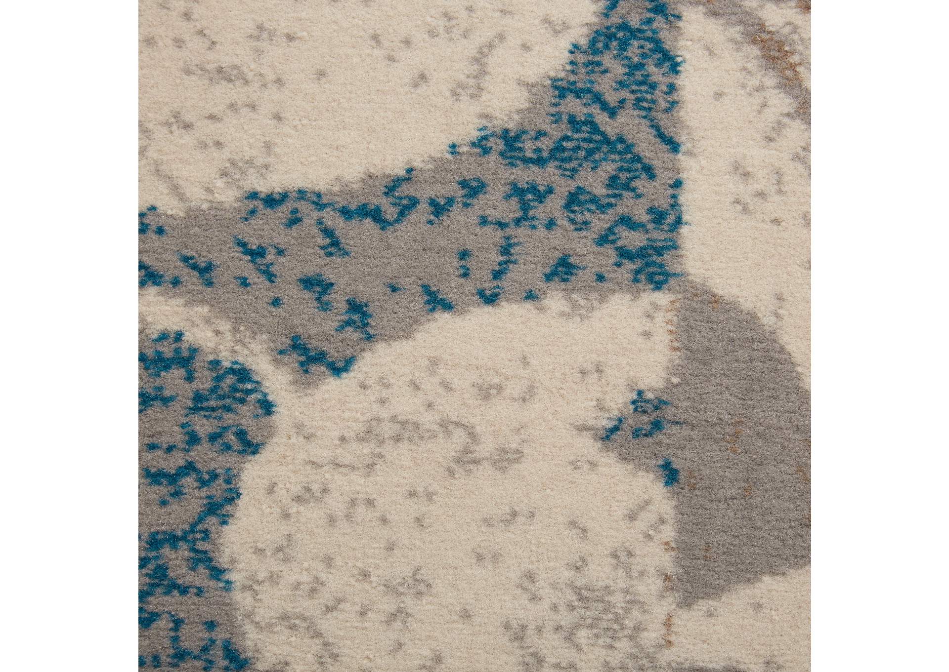 Tremont Hillsboro Area Rug Beige/Blue, 21"x35",Home Dynamix