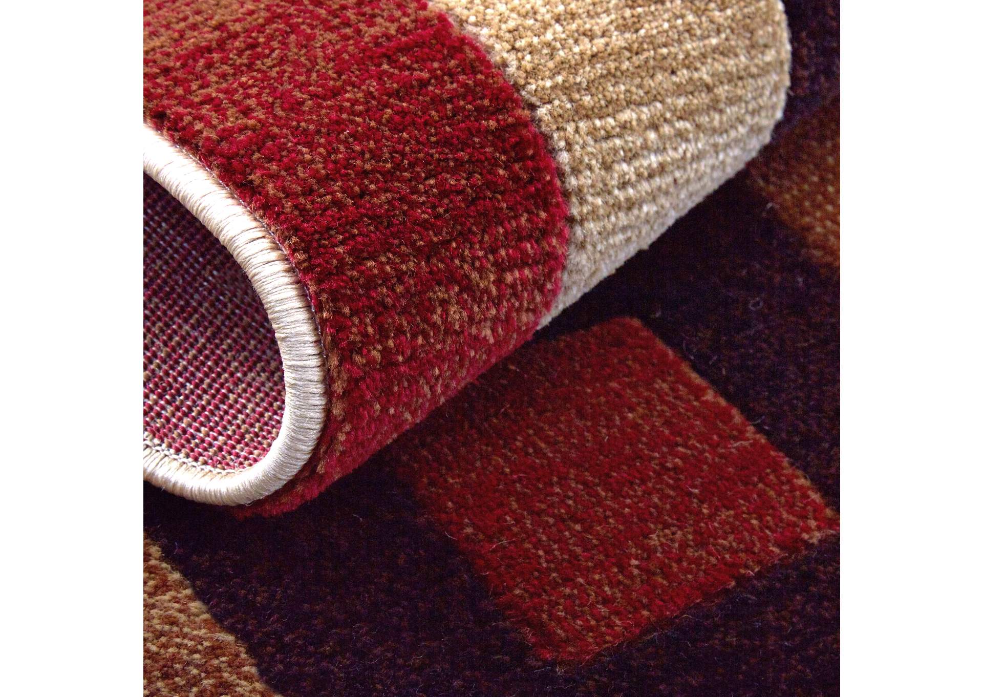 Tribeca Harper Area Rug Beige/Brown, 3 Piece Set,Home Dynamix