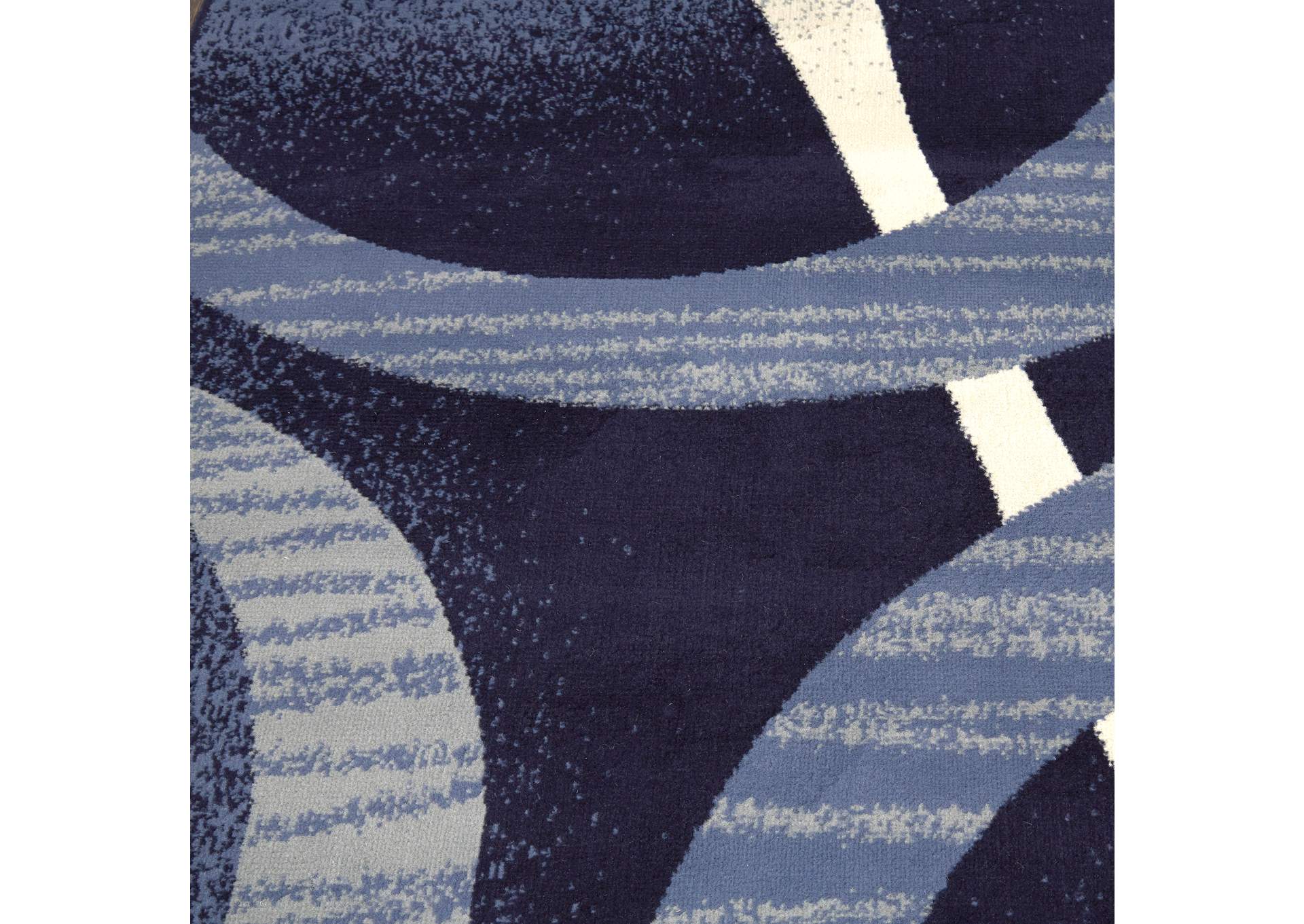 Ariana Arcata Area Rug Navy Blue/Gray, 3 Piece Set,Home Dynamix