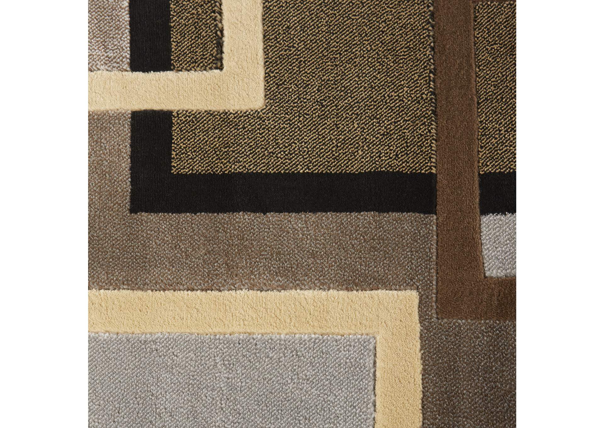 Tribeca Greene Area Rug Beige/Brown, 39"x55",Home Dynamix