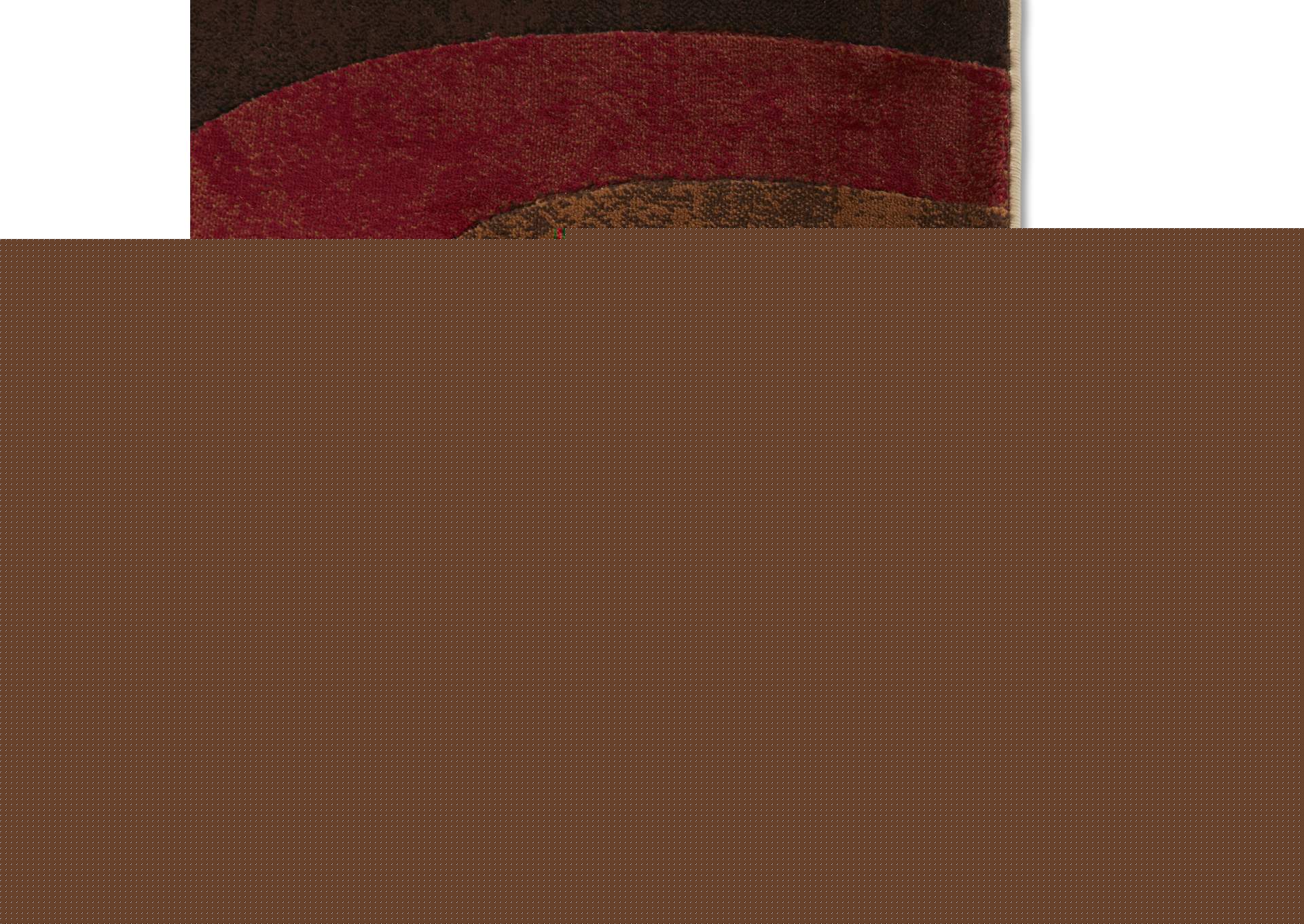 Tribeca Slade Brown-Red Area Rug,Home Dynamix