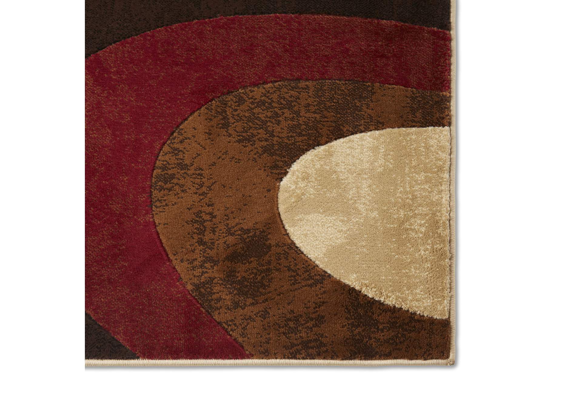 Tribeca Slade Brown-Red Area Rug,Home Dynamix