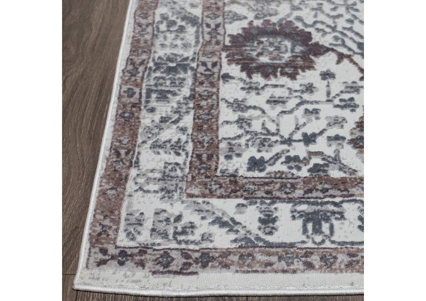 Kenmare Celeste Gray-Purple Area Rug,Home Dynamix
