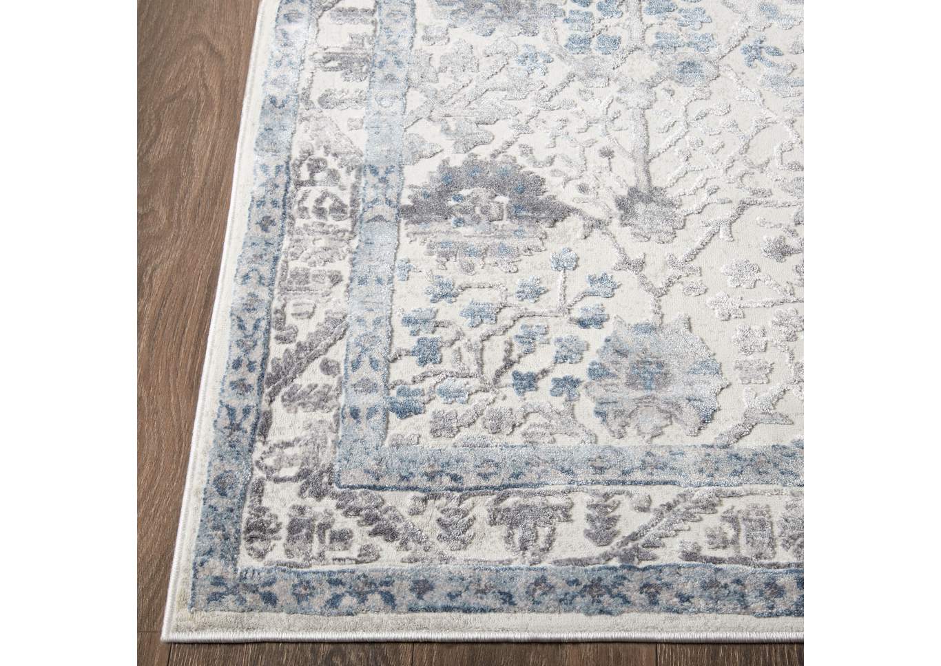Kenmare Celeste Gray-Blue Area Rug,Home Dynamix