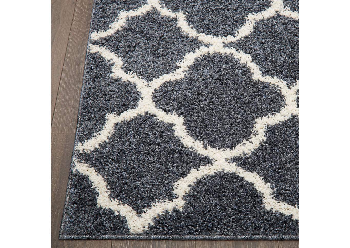 Synergy Elm Blue-White Area Rug,Home Dynamix