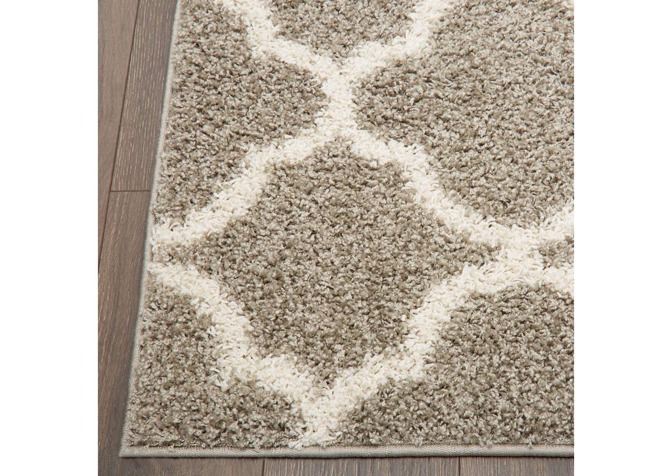 Synergy Elm Gray-White Area Rug,Home Dynamix