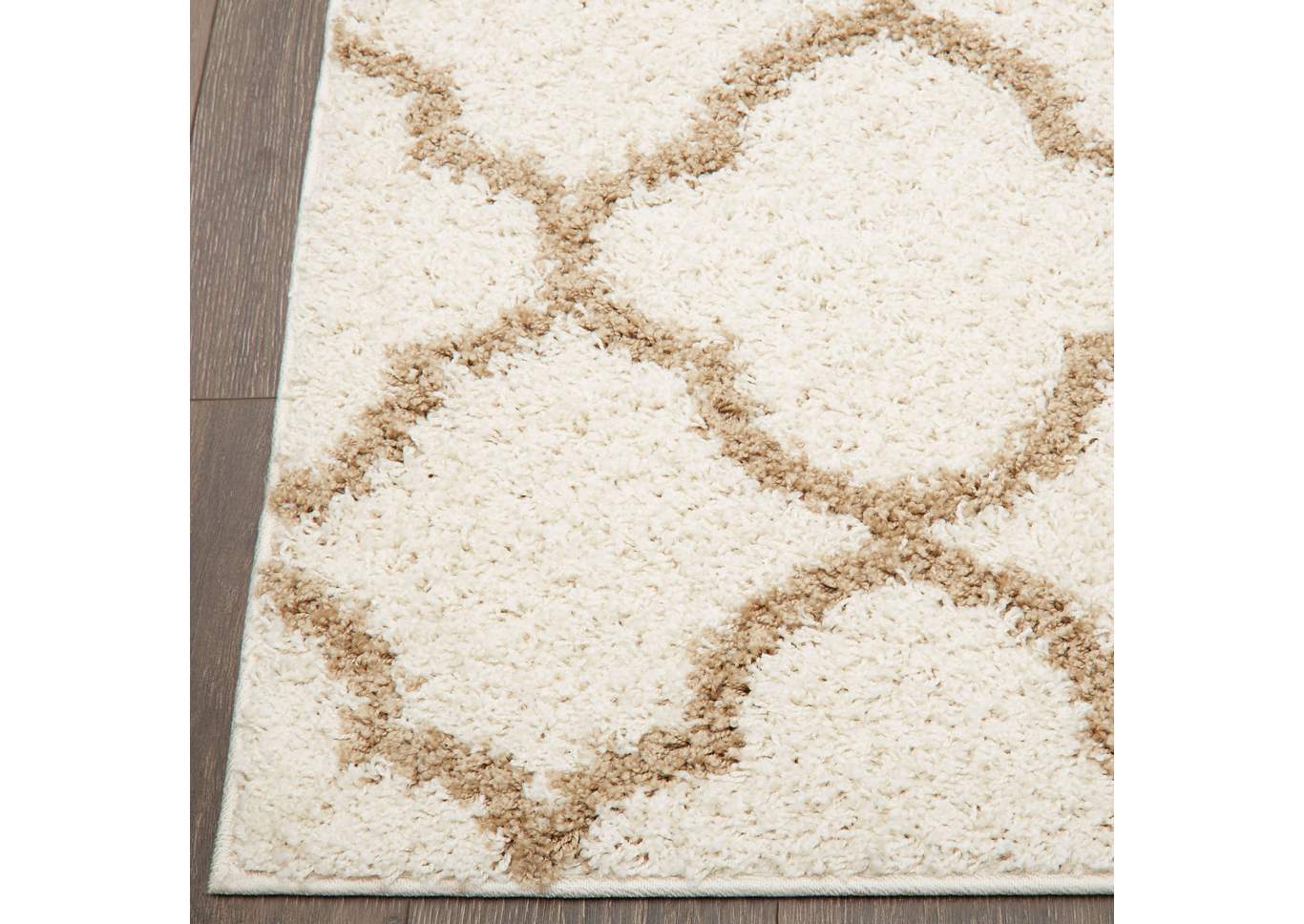 Synergy Elm White-Beige Area Rug,Home Dynamix