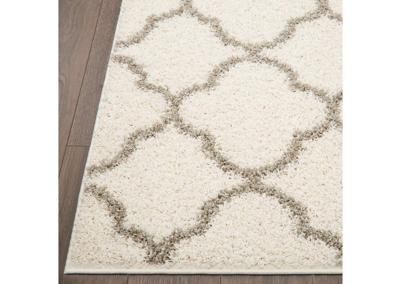 Synergy Elm White-Gray Area Rug,Home Dynamix