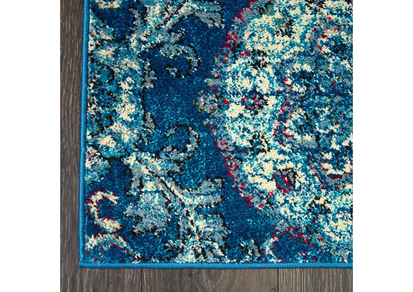 Serena Lana Blue Area Rug,Home Dynamix
