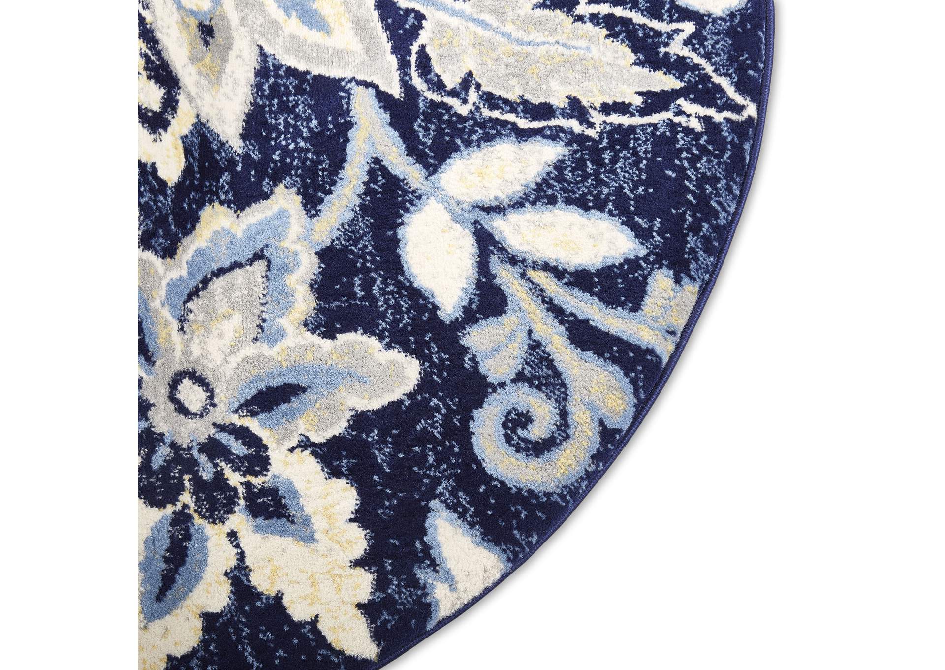 Tremont Teaneck  Navy Blue Area Rug,Home Dynamix