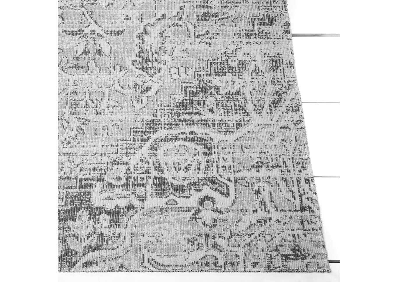 Patio Sofia Fleur Gray Area Rug,Home Dynamix