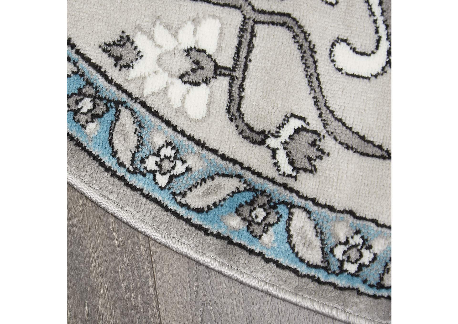 Home Dynamix Boho Andorra Gray-Blue Area Rug