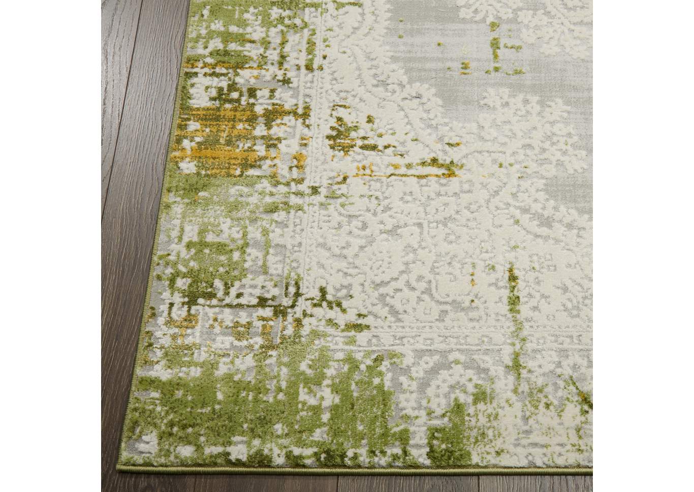 Palmyra Rene Green Area Rug,Home Dynamix