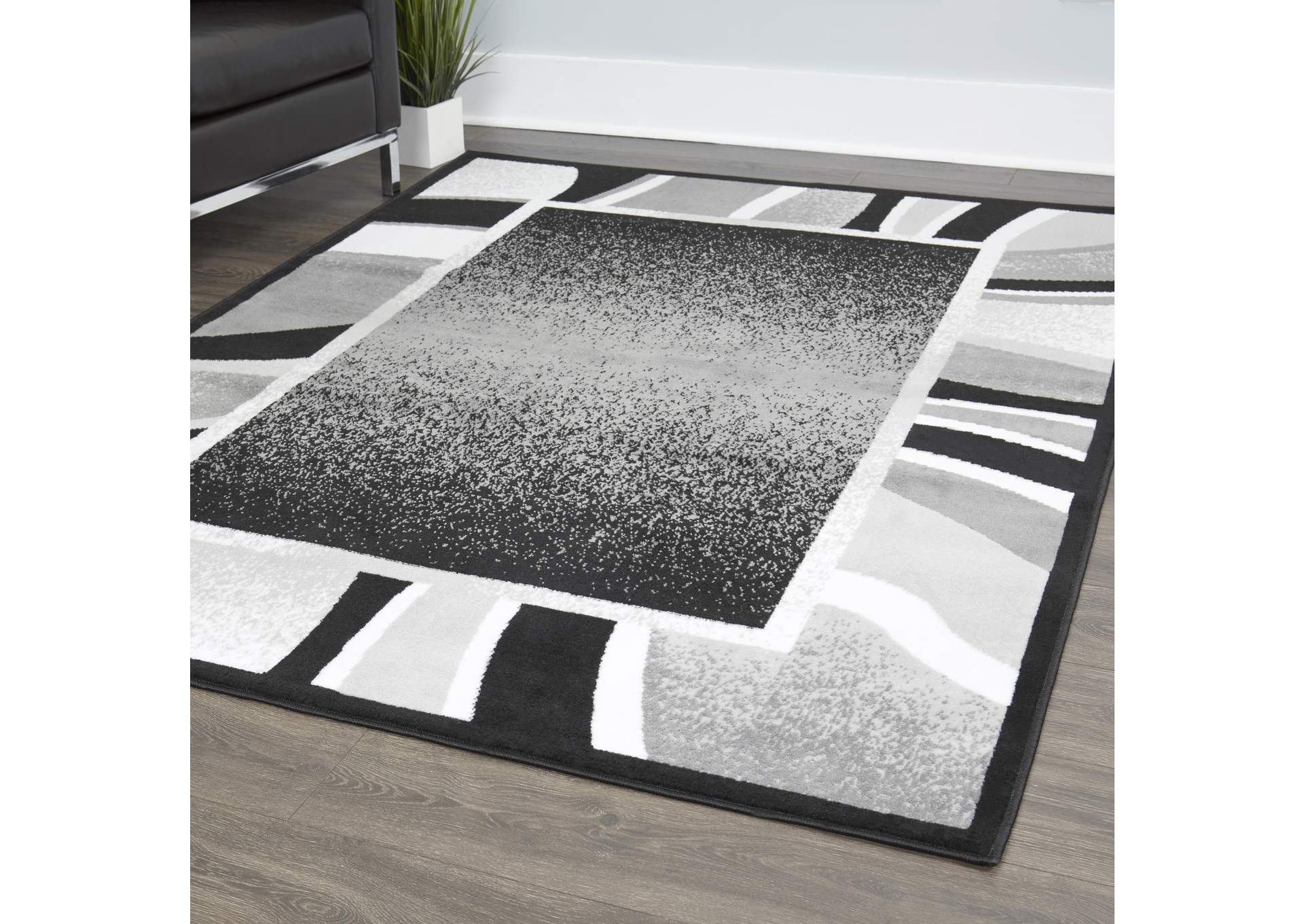 Home Dynamix Premium Rizzy Black-Gray Area Rug