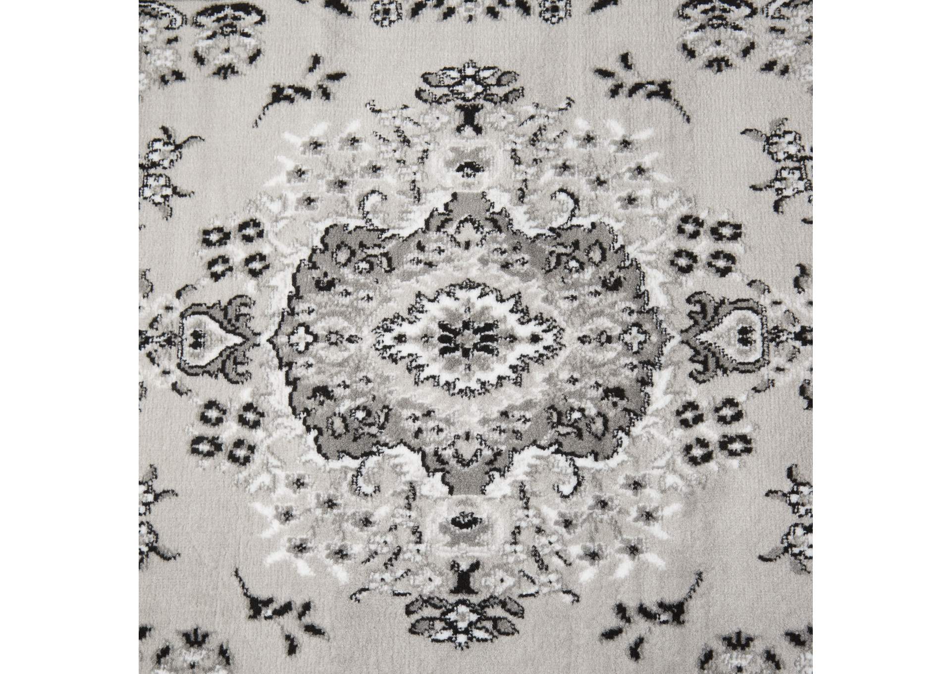 Premium Sakarya Area Rug Gray/Ivory, 21"x35",Home Dynamix