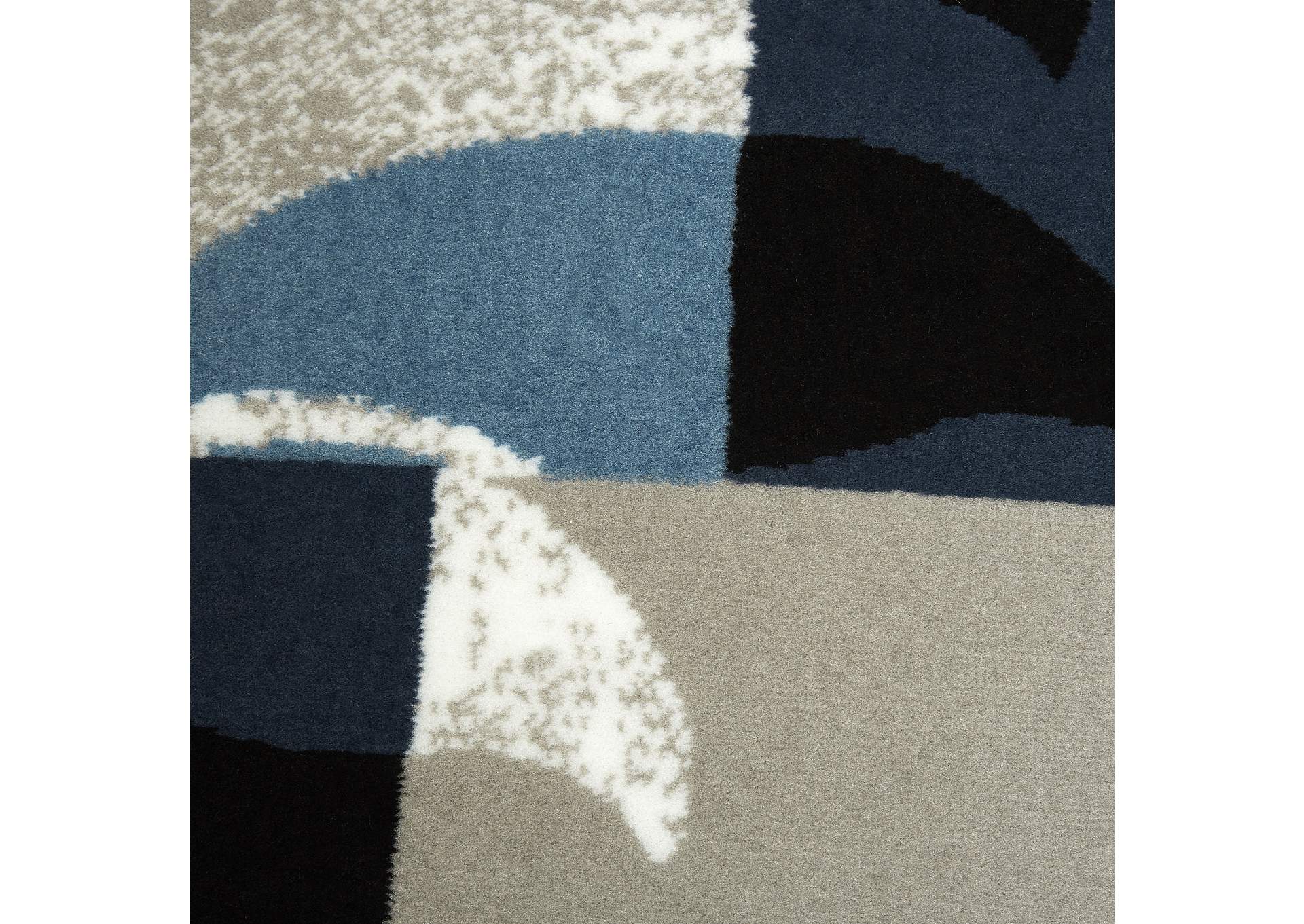 Tremont Lane Frizzle Area Rug Blue/Gray, 5'2"x7'2",Home Dynamix