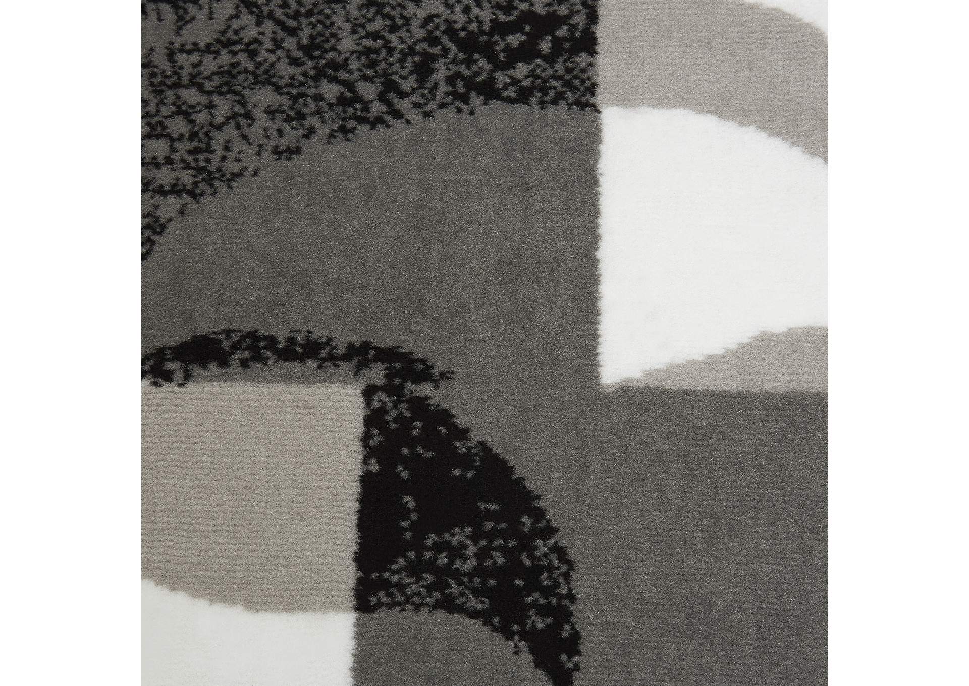 Tremont Lane Frizzle Area Rug Gray/White, 5'2"x7'2",Home Dynamix