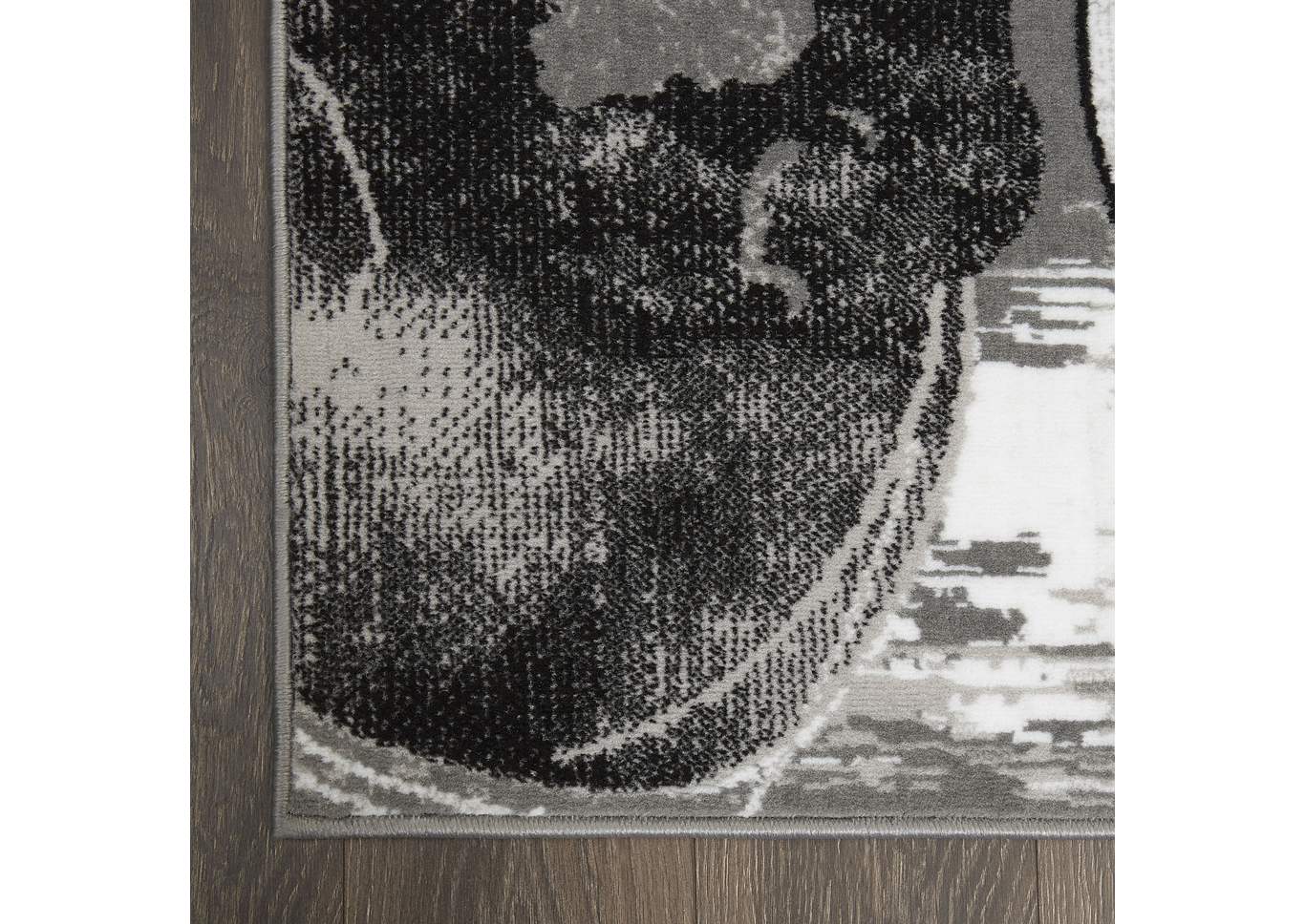 Tremont Lane Hertel Gray-Red Area Rug,Home Dynamix