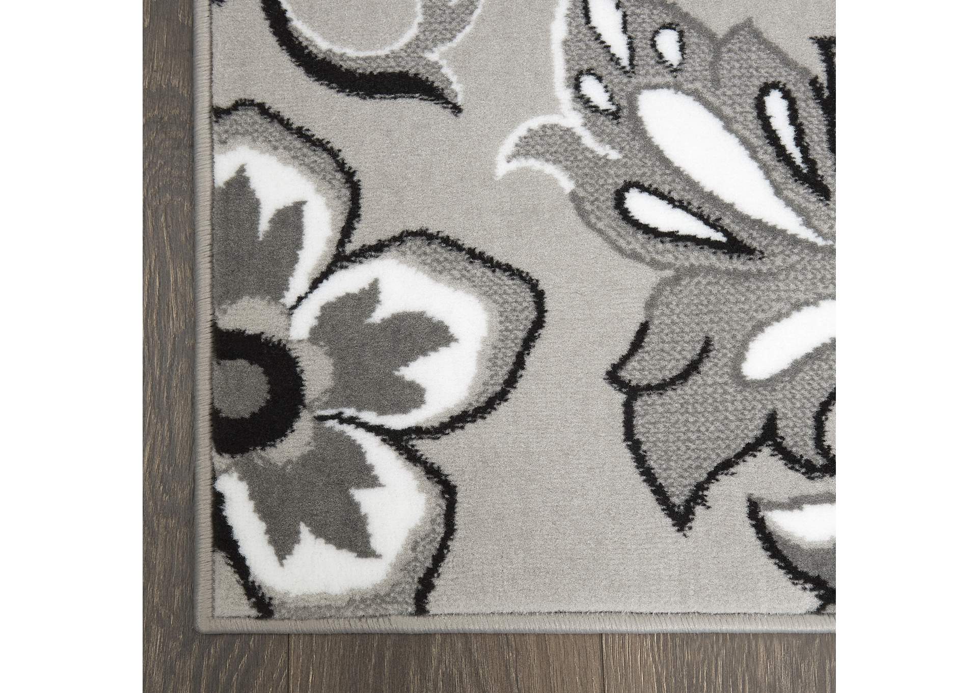 Tremont Lane Raffin Gray Area Rug,Home Dynamix