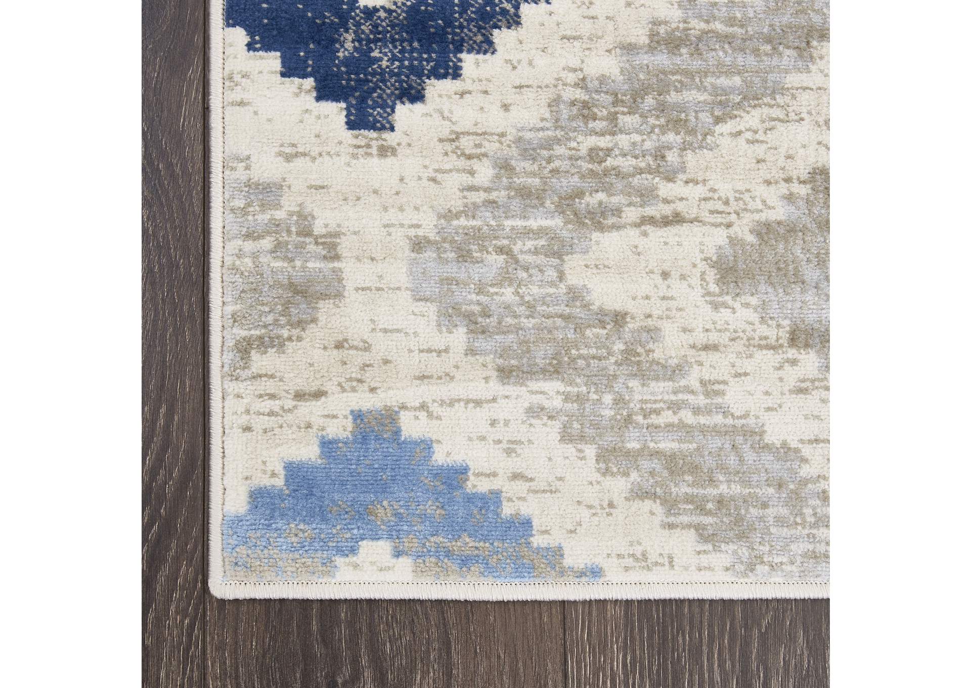 Melrose Maritza Ivory Blue Area Rug,Home Dynamix