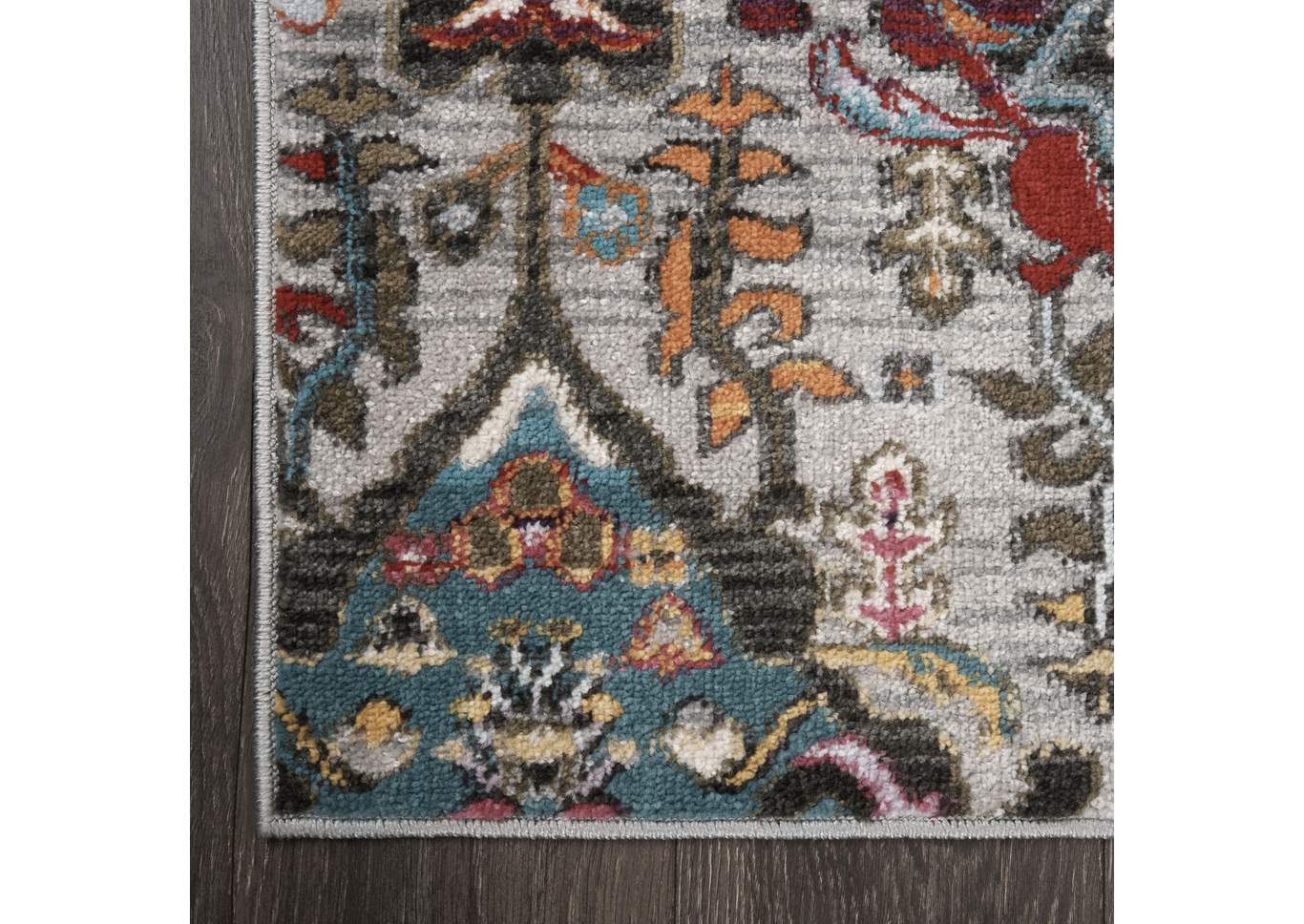 Melody Chanel Gray Area Rug,Home Dynamix