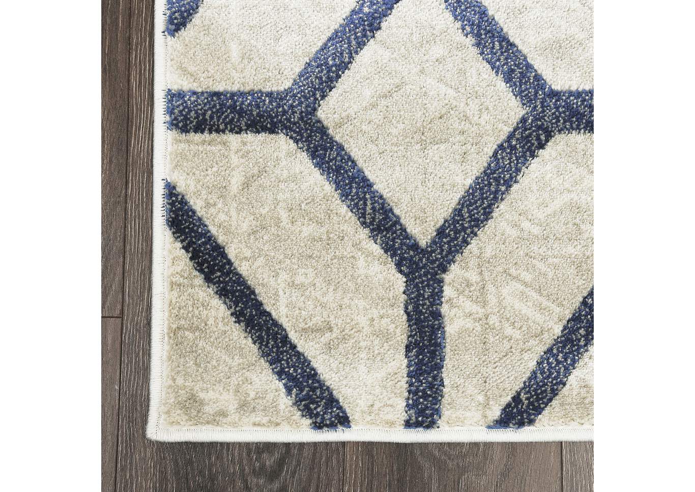 Tanja Mason Ivory-Navy Area Rug,Home Dynamix