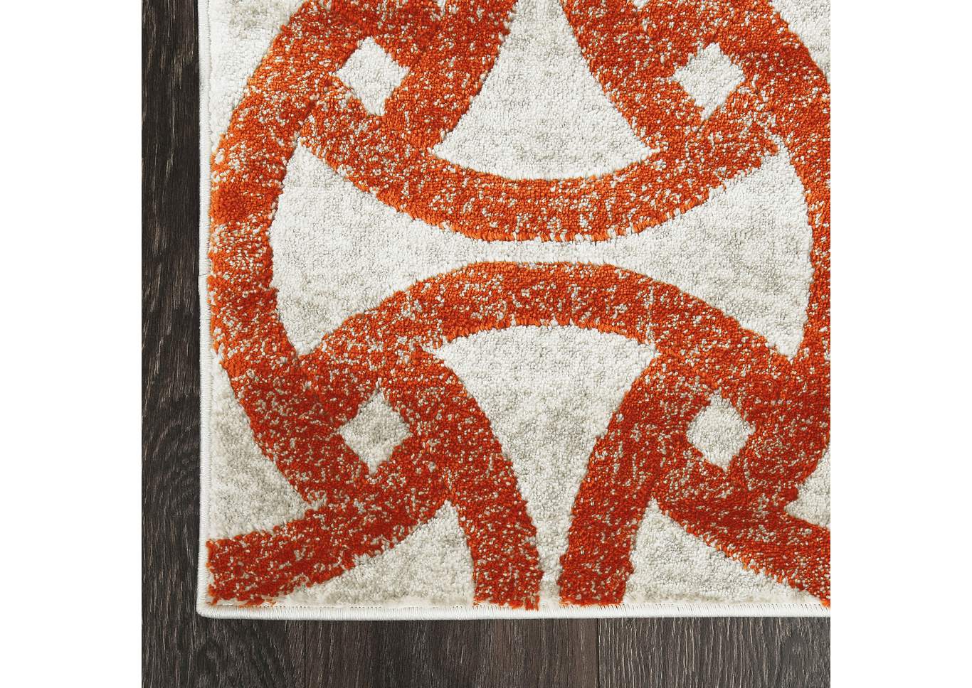 Tanja Jace Beige-Orange Area Rug,Home Dynamix