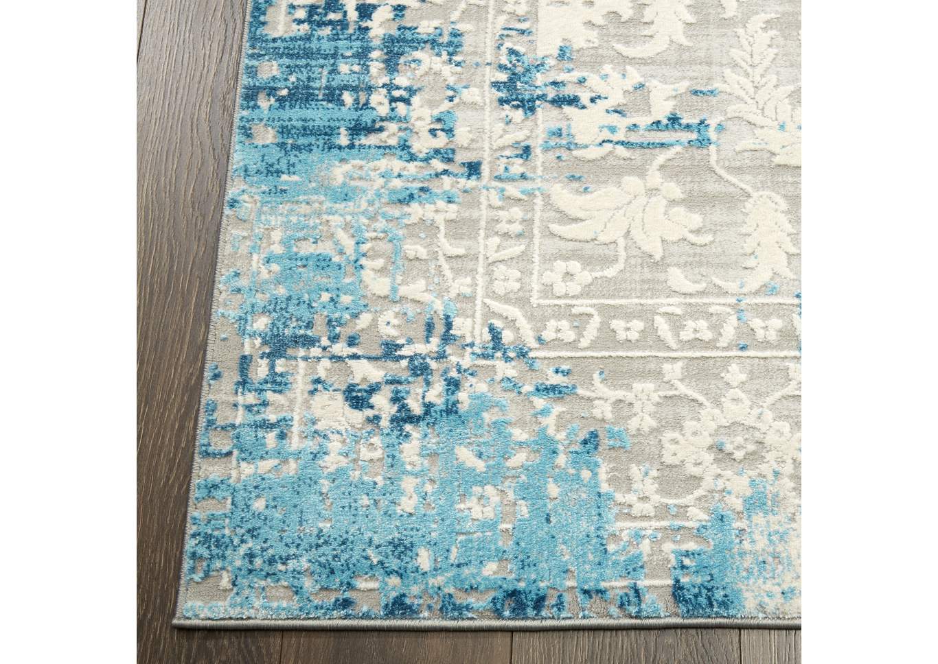 Palmyra Piet Blue Area Rug,Home Dynamix
