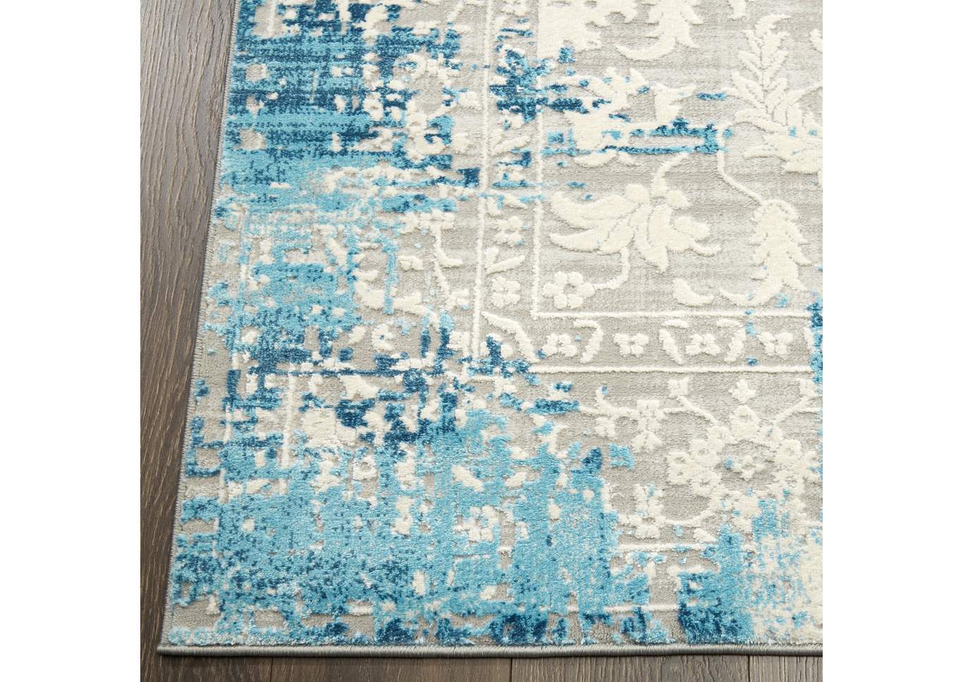 Palmyra Piet Blue Area Rug,Home Dynamix