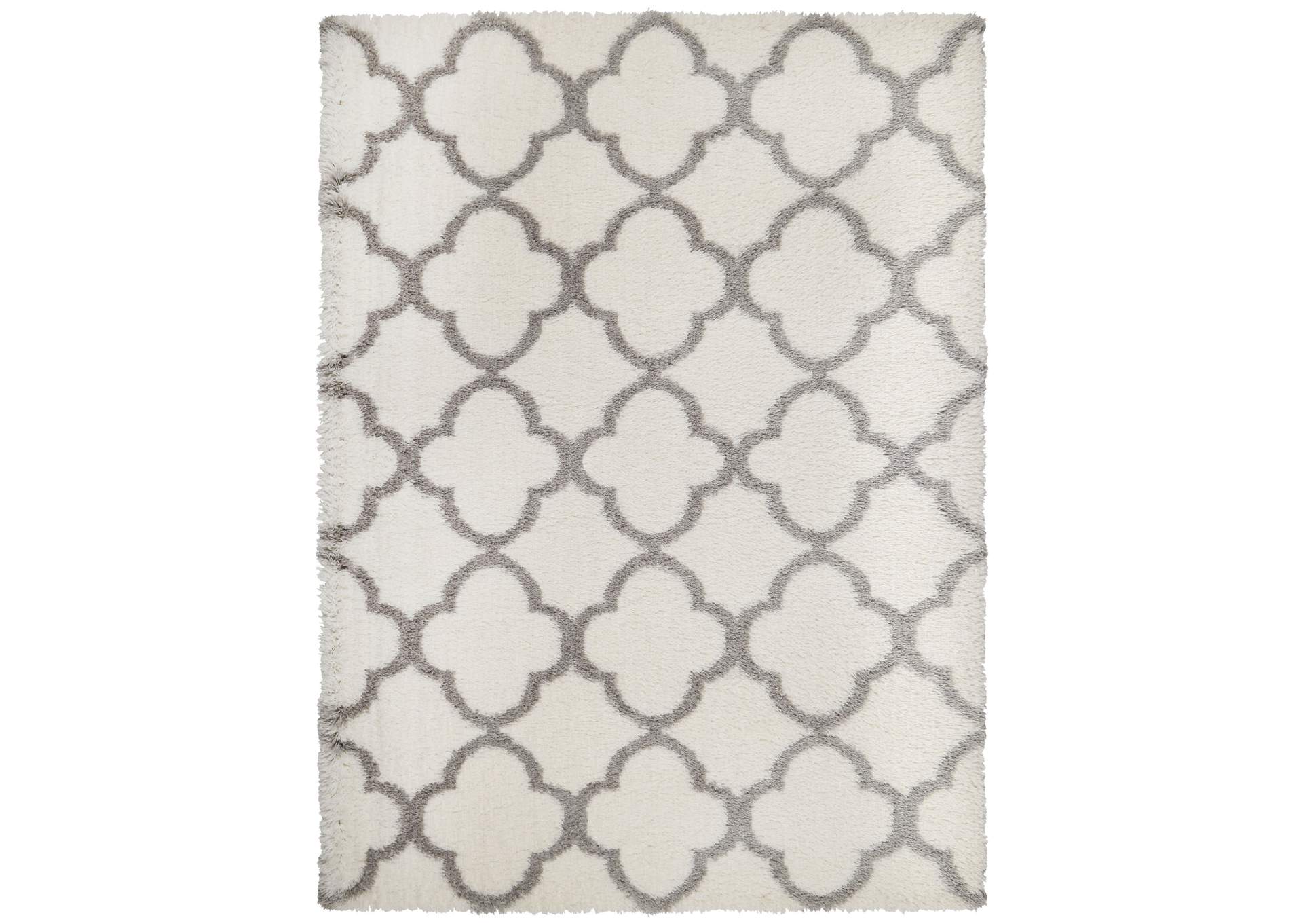 Ventura Roslin Area Rug Ivory/Gray, 3'11"x5'10",Home Dynamix