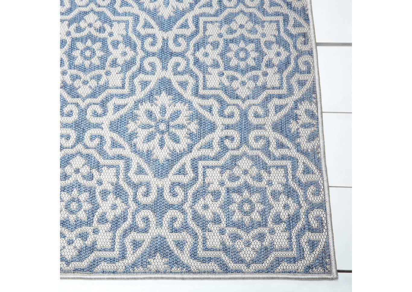 Patio Country Danica Blue-Gray Area Rug,Home Dynamix