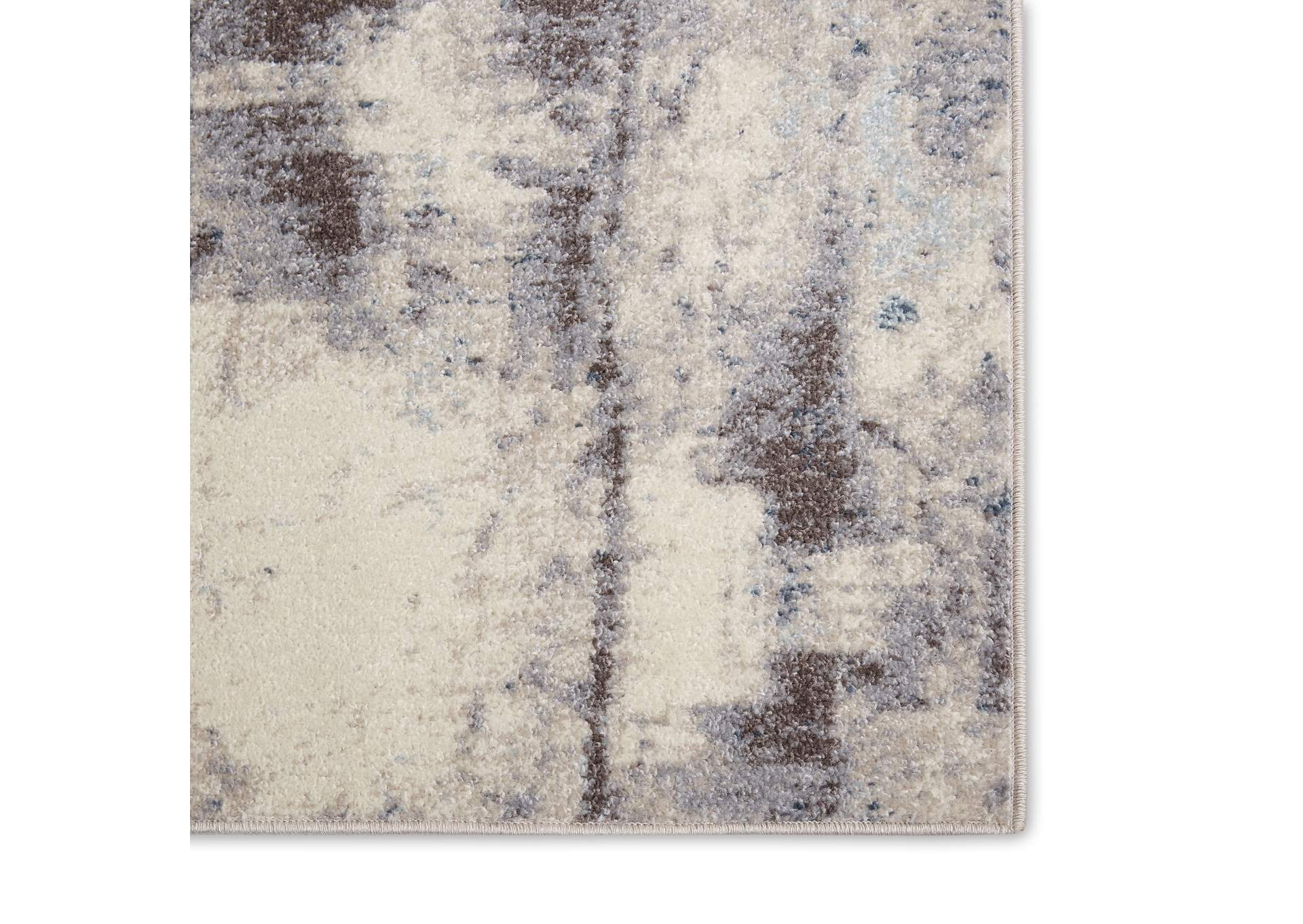 Venice Cameo Gray-Blue Area Rug,Home Dynamix