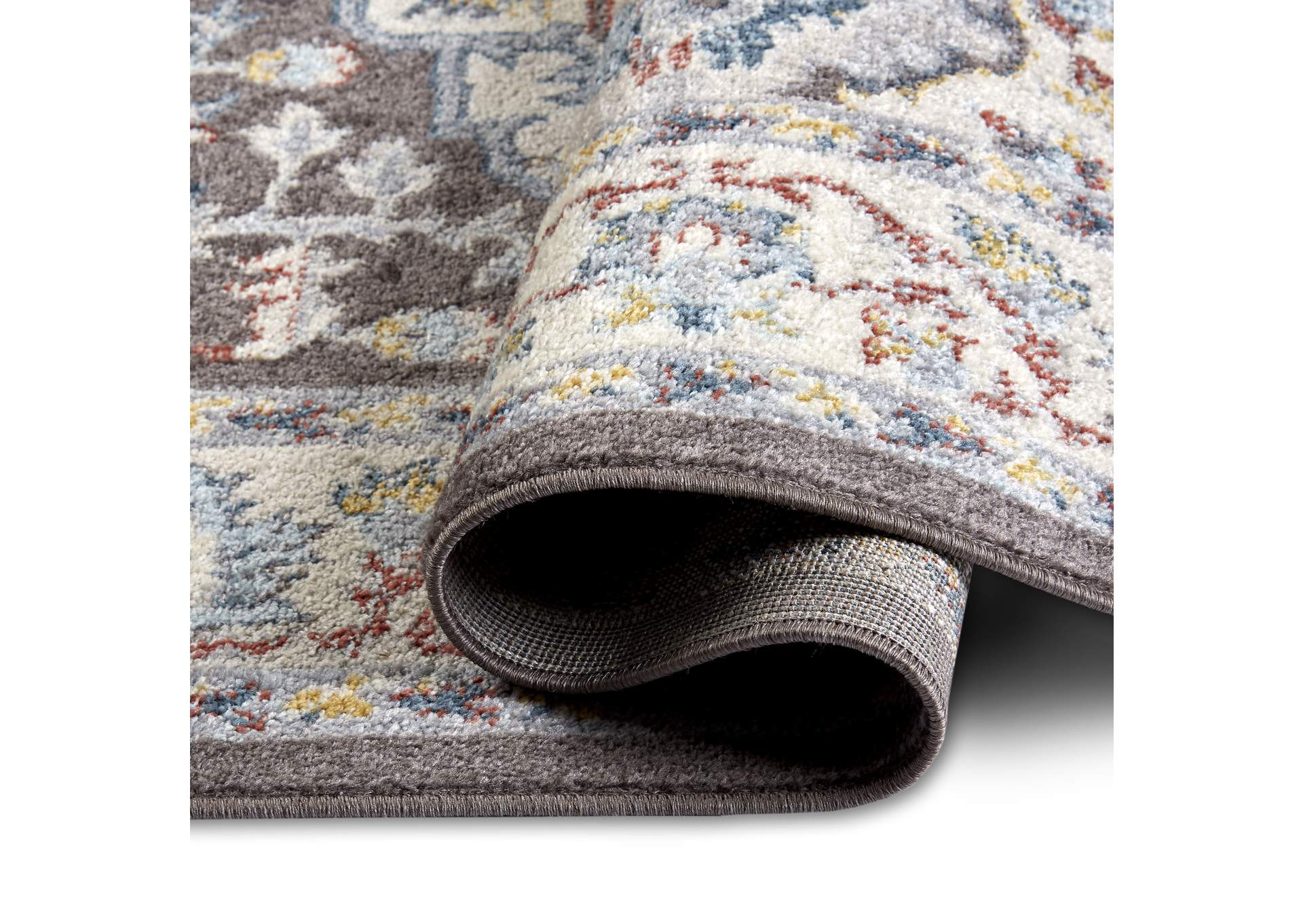 Venice Loreta Area Rug Brown/Ivory, 20"x31",Home Dynamix