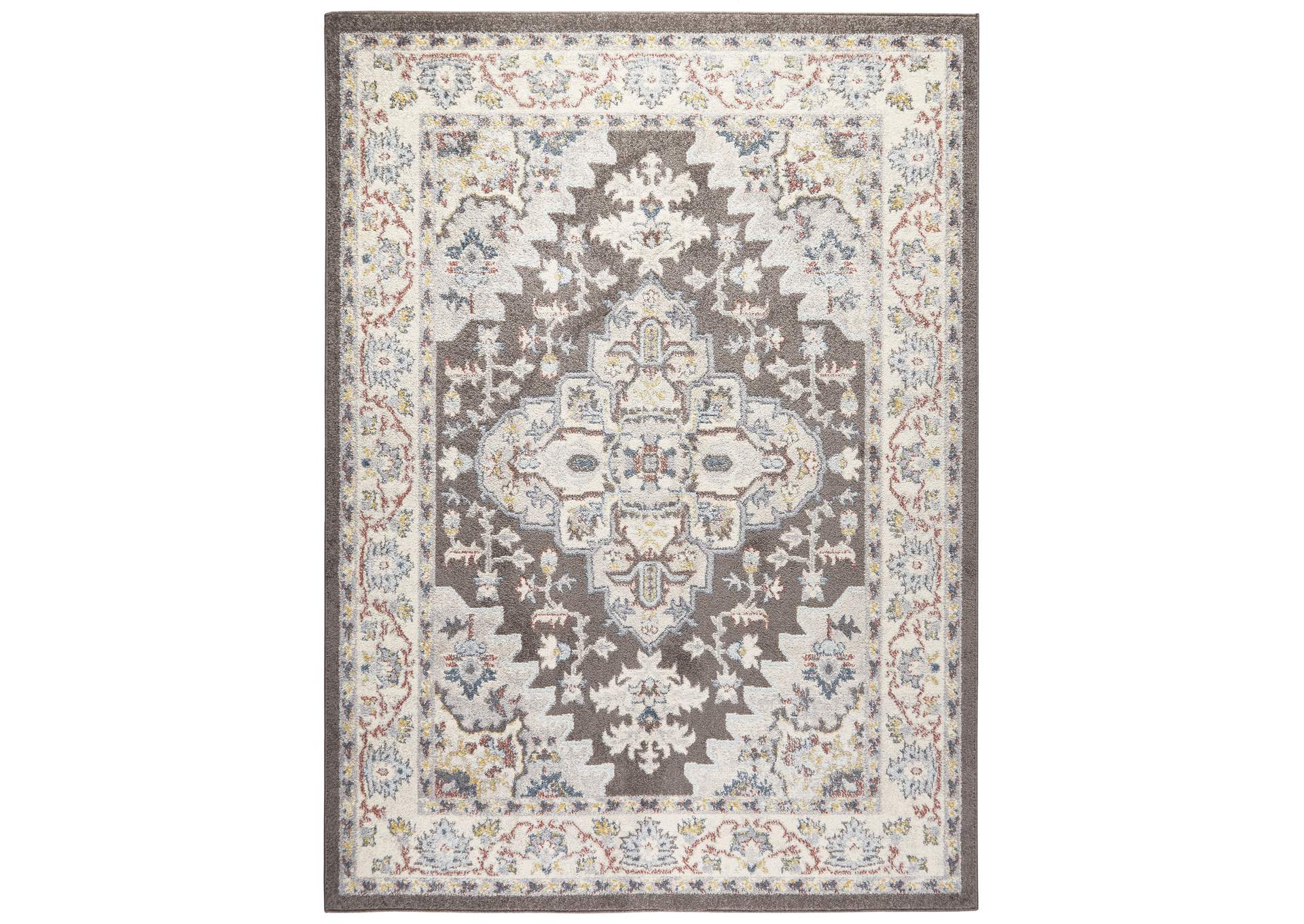 Venice Loreta Area Rug Brown/Ivory, 20"x31",Home Dynamix