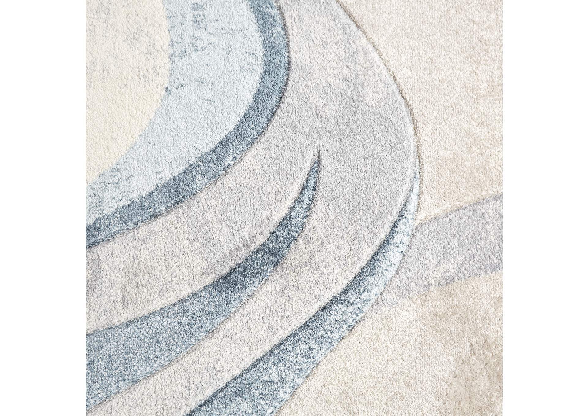 Tribeca Slade Area Rug Blue/Beige, 6'7"x9'10",Home Dynamix