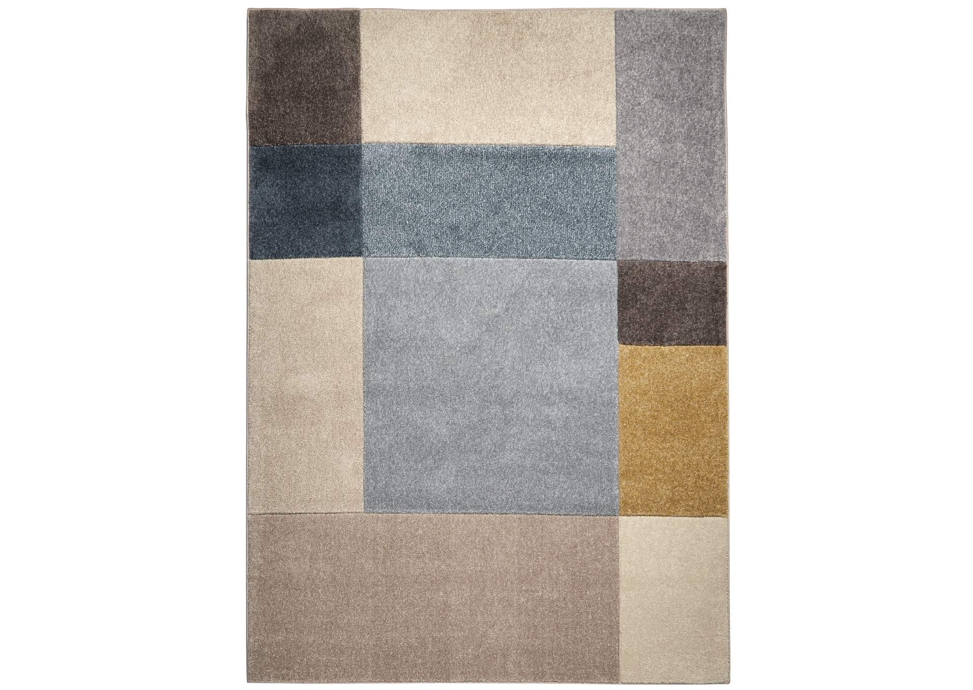 Home Dynamix Tribeca Slade 6 x 9 Blue Indoor Area Rug in the Rugs