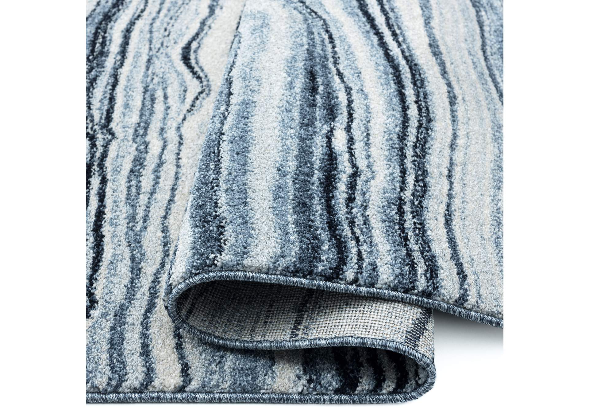 Byron Daphne Area Rug Light Blue/Dark Blue, 5'2"x7'2",Home Dynamix