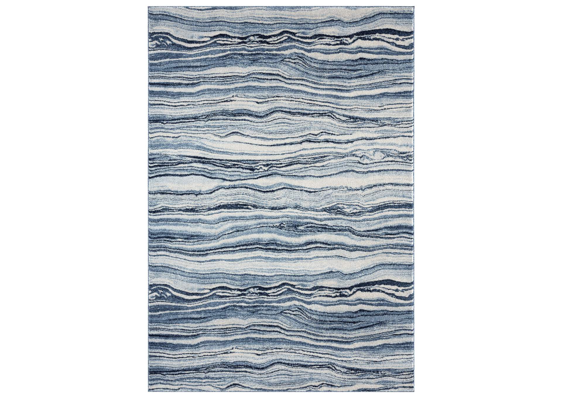 Byron Daphne Area Rug Light Blue/Dark Blue, 5'2"x7'2",Home Dynamix