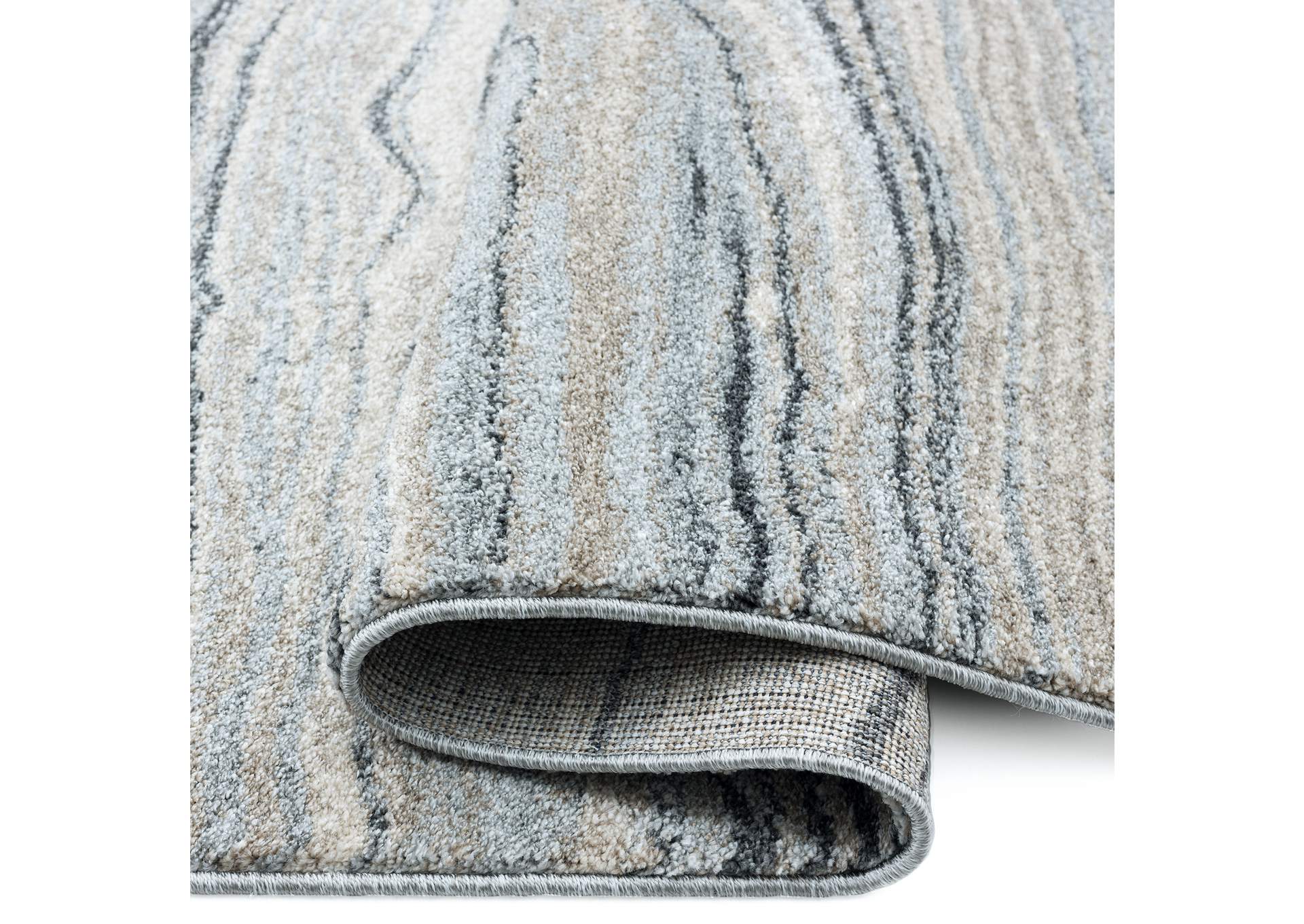Byron Daphne Area Rug Light Gray/Dark Gray, 5'2"x7'2",Home Dynamix