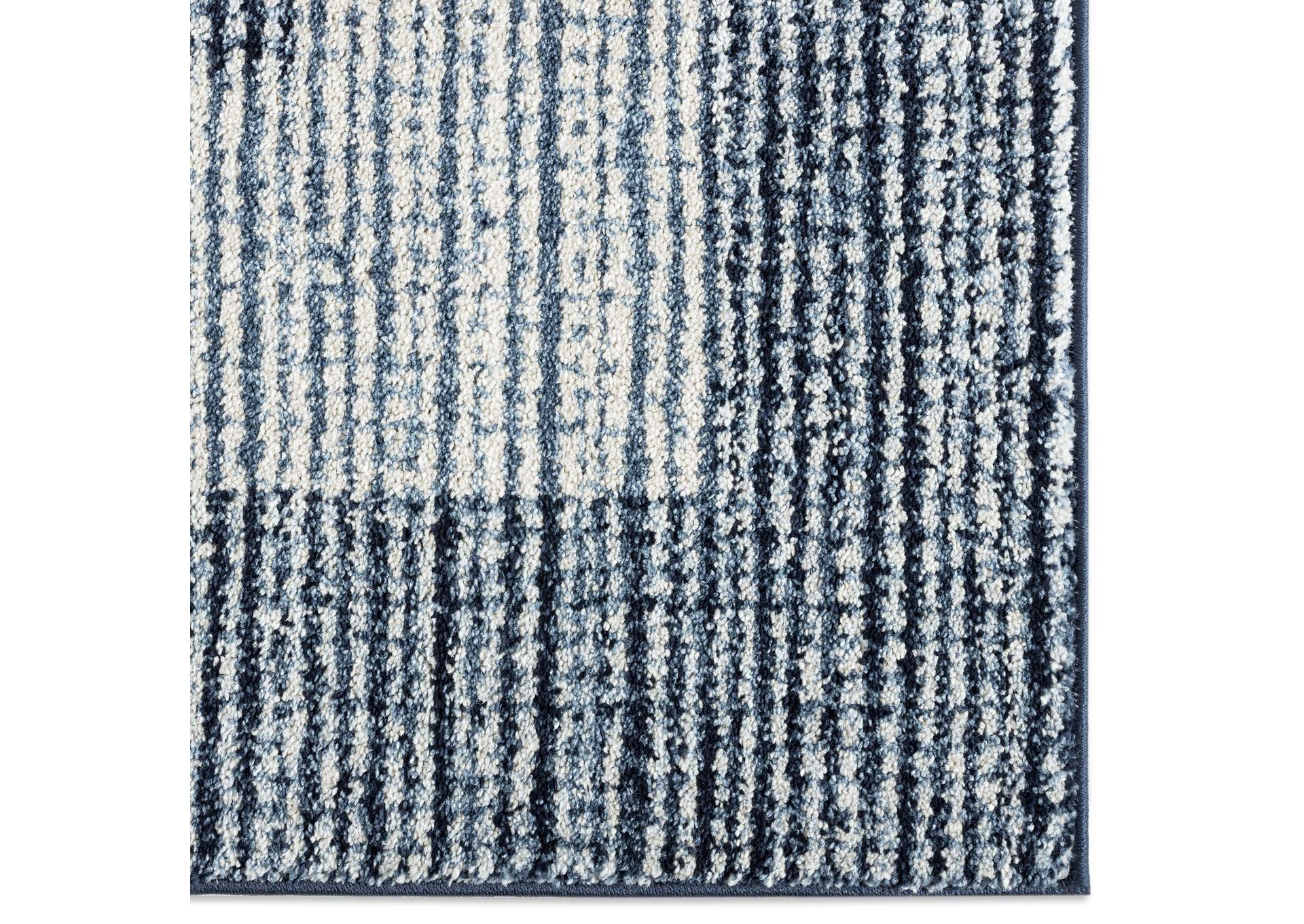 Byron Knox Area Rug Light Blue/Dark Blue, 5'2"x7'2",Home Dynamix