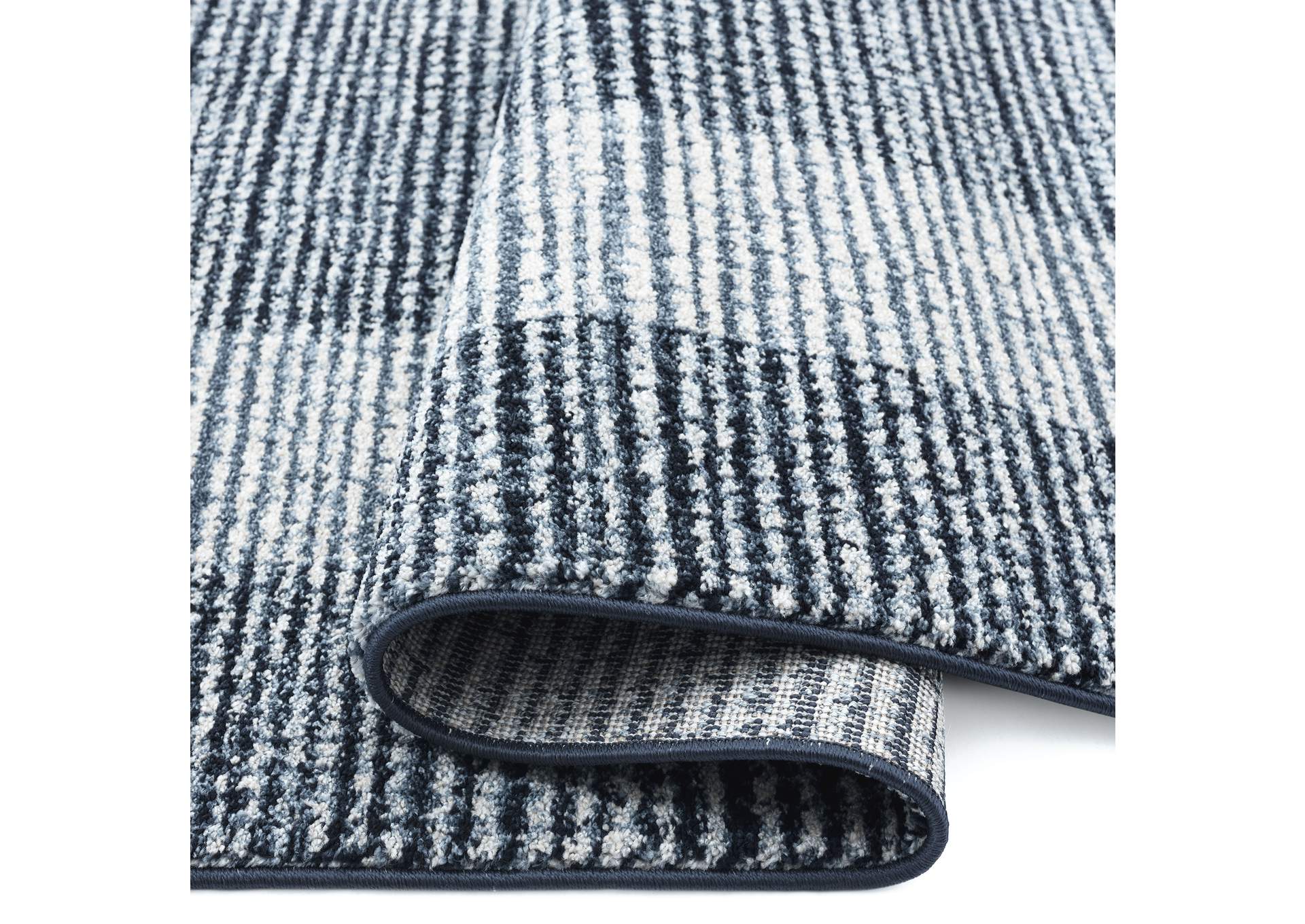 Byron Knox Area Rug Light Blue/Dark Blue, 5'2"x7'2",Home Dynamix