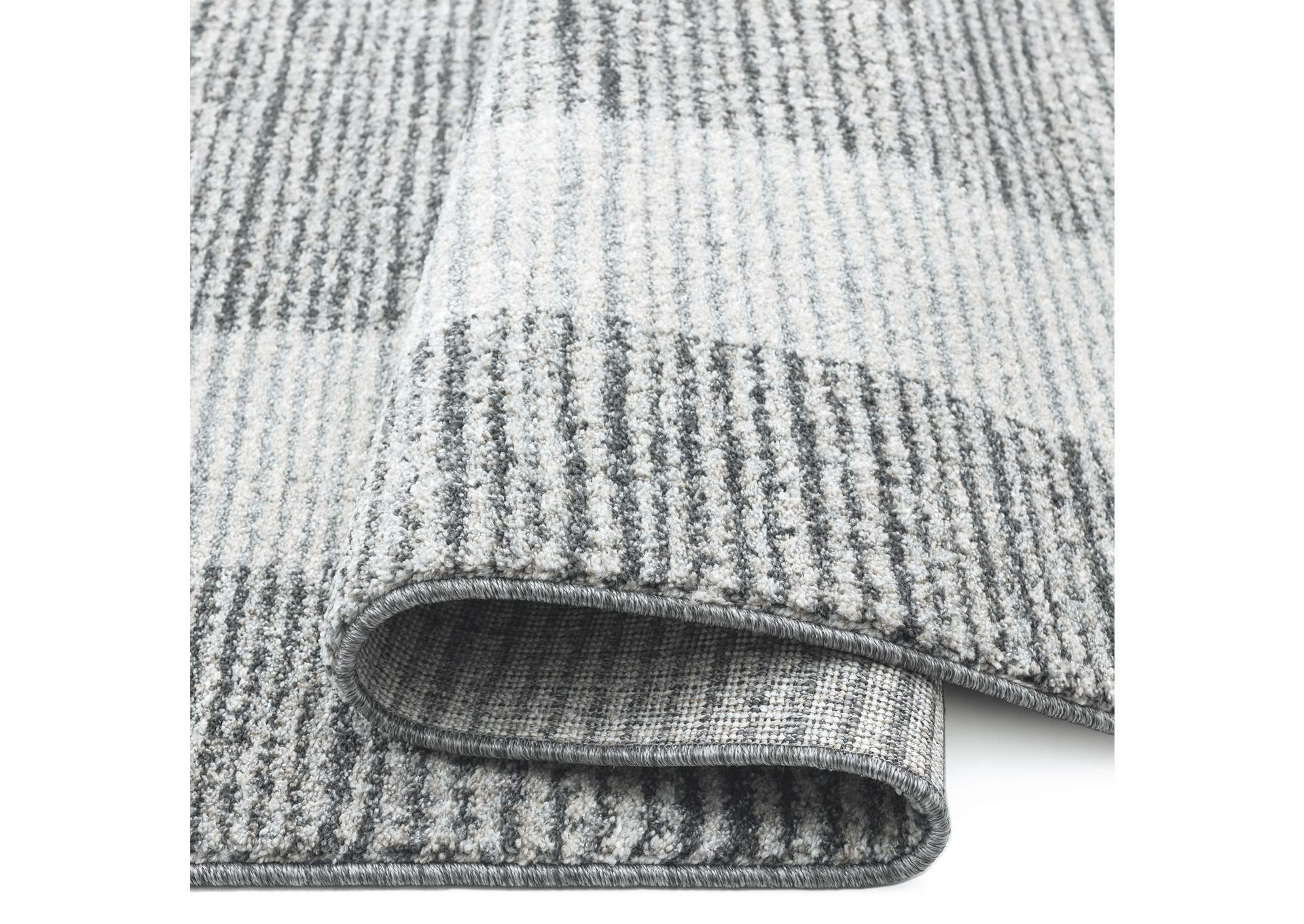 Byron Knox Area Rug Light Gray/Dark Gray, 5'2"x7'2",Home Dynamix