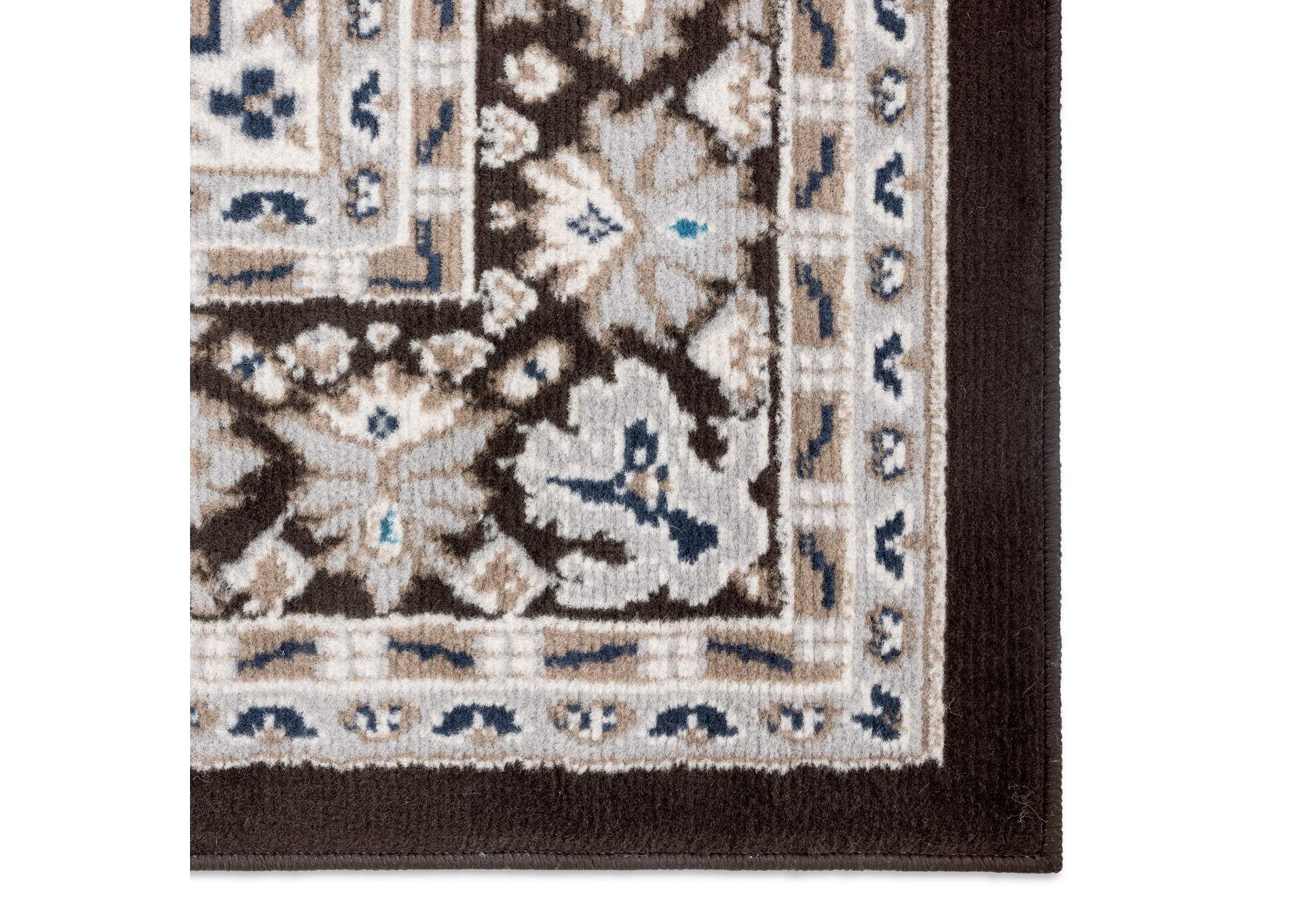 Premium Sakarya Area Rug Brown/Ivory, 5'3"x7'5",Home Dynamix