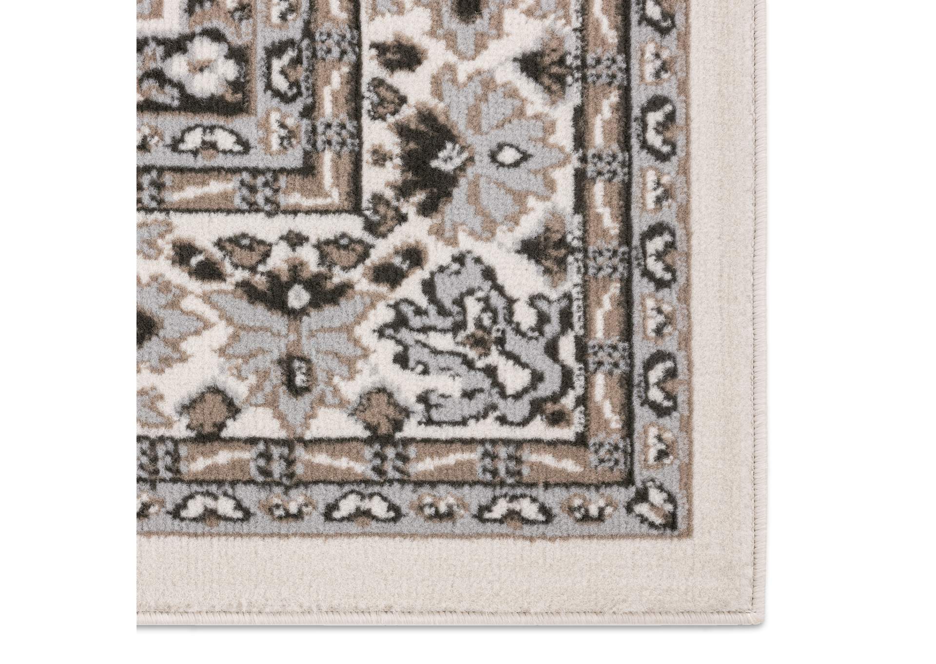 Premium Sakarya Area Rug Ivory/Taupe, 5'3"x7'5",Home Dynamix